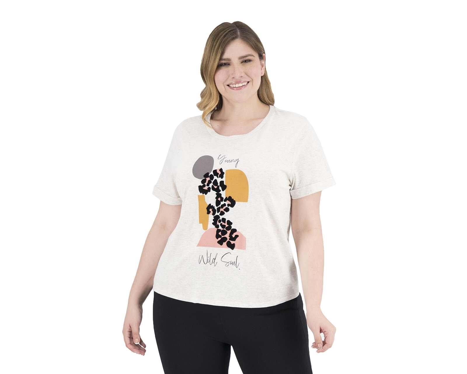 Foto 5 | Foto 5 | Playera Thinner Manga Corta Cuello Redondo