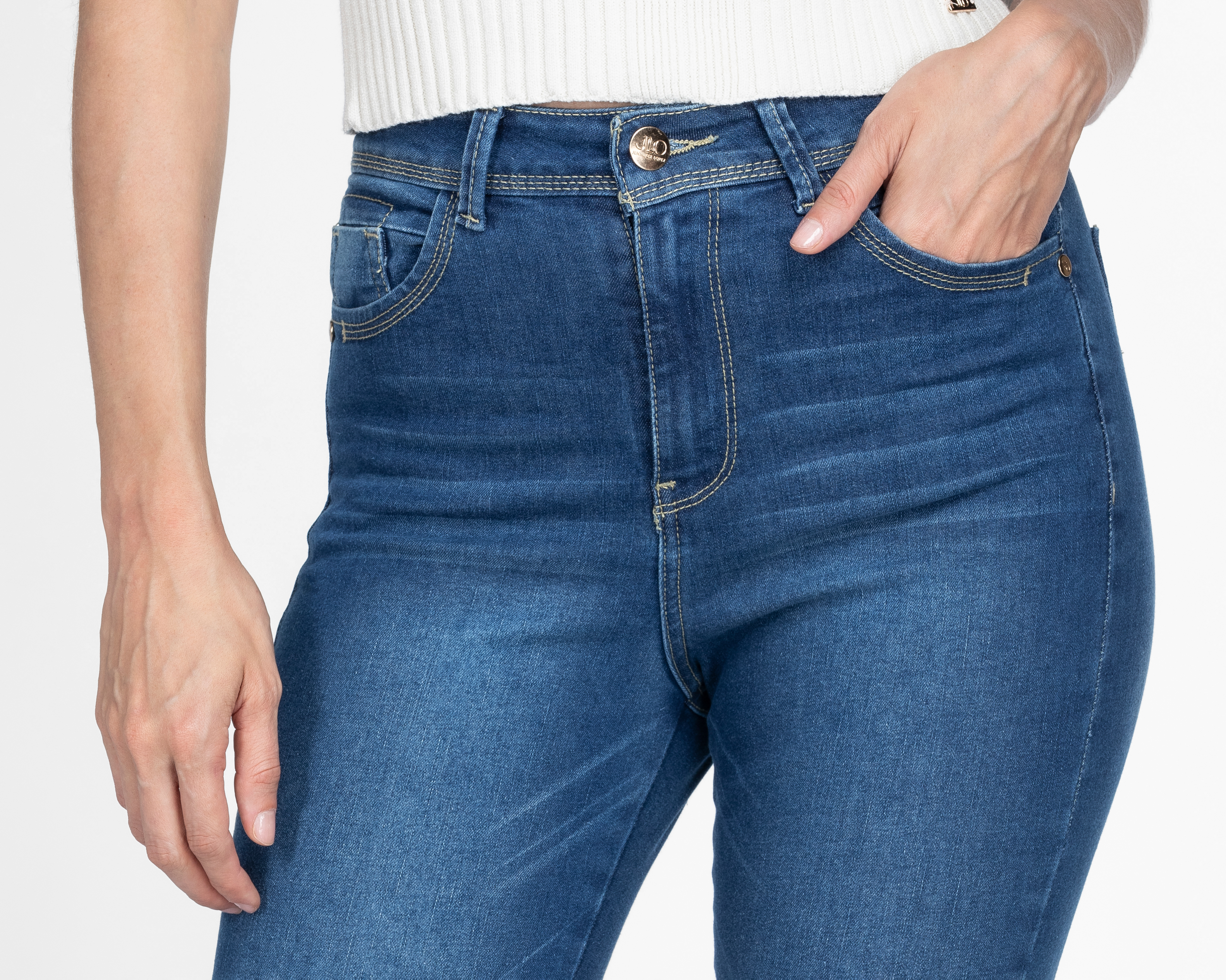 Foto 4 pulgar | Foto 3 | Jeans Skinny Jennifer Lopez para Mujer