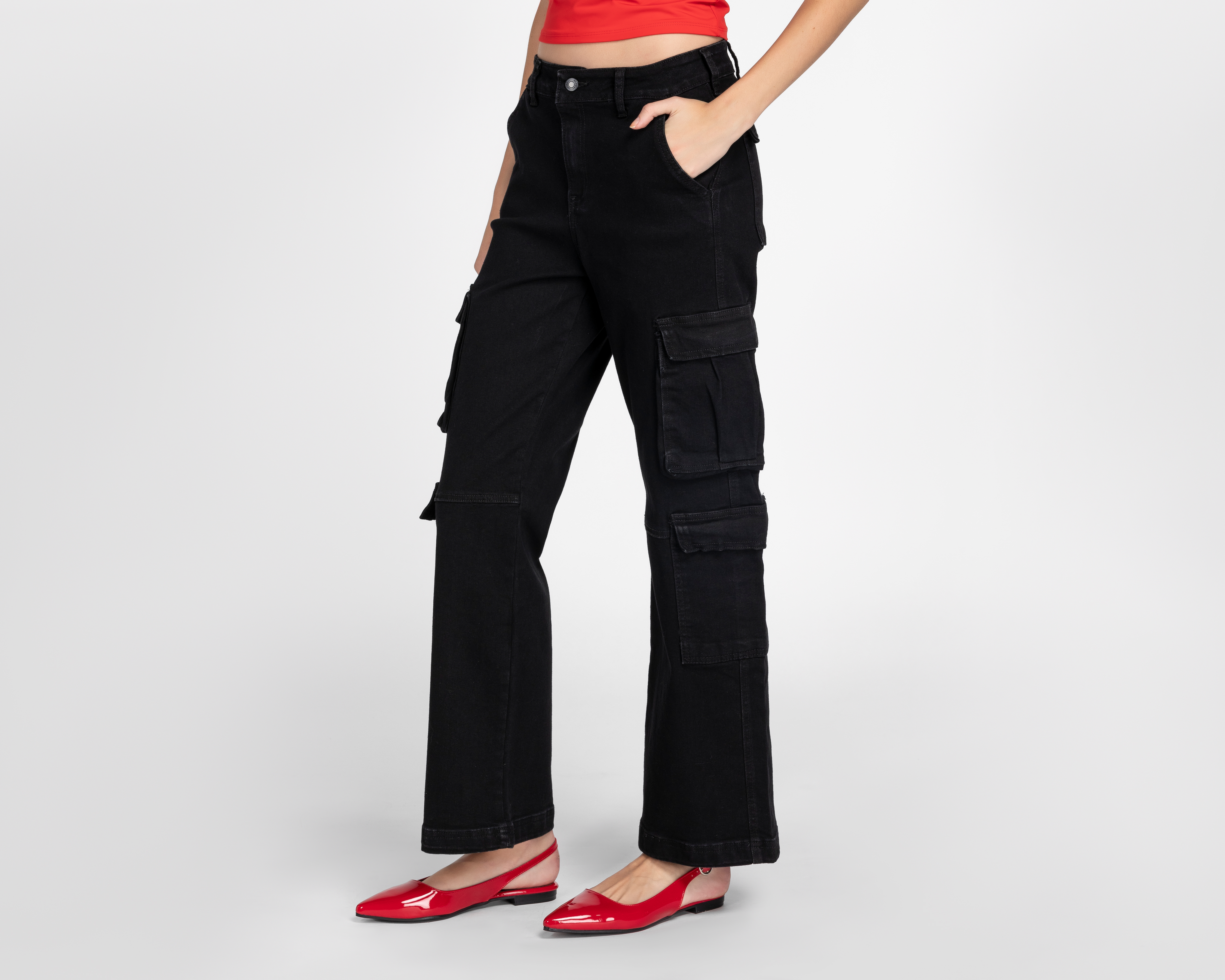Jeans Wide Leg Refill para Mujer