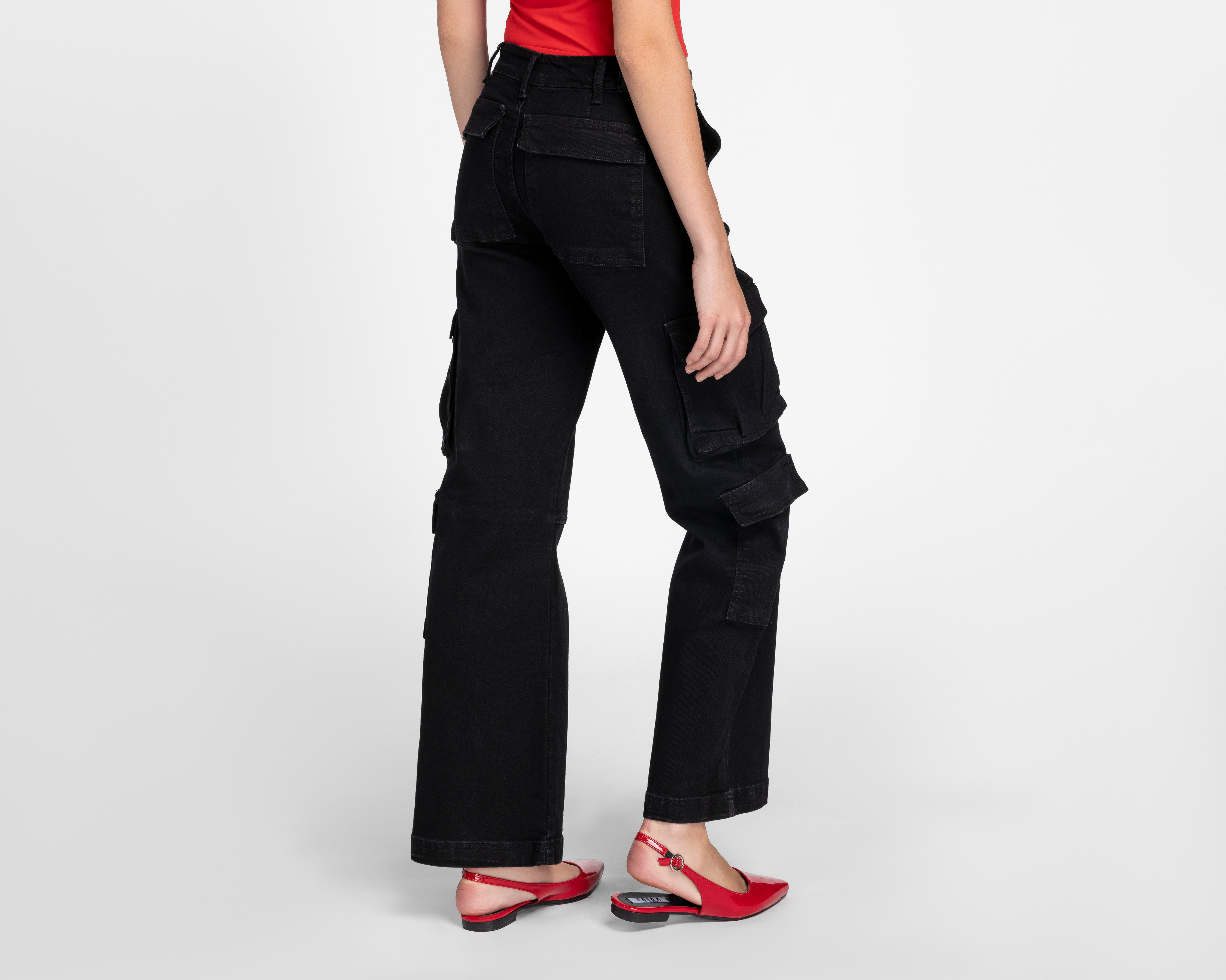 Foto 4 pulgar | Foto 3 | Jeans Wide Leg Refill para Mujer