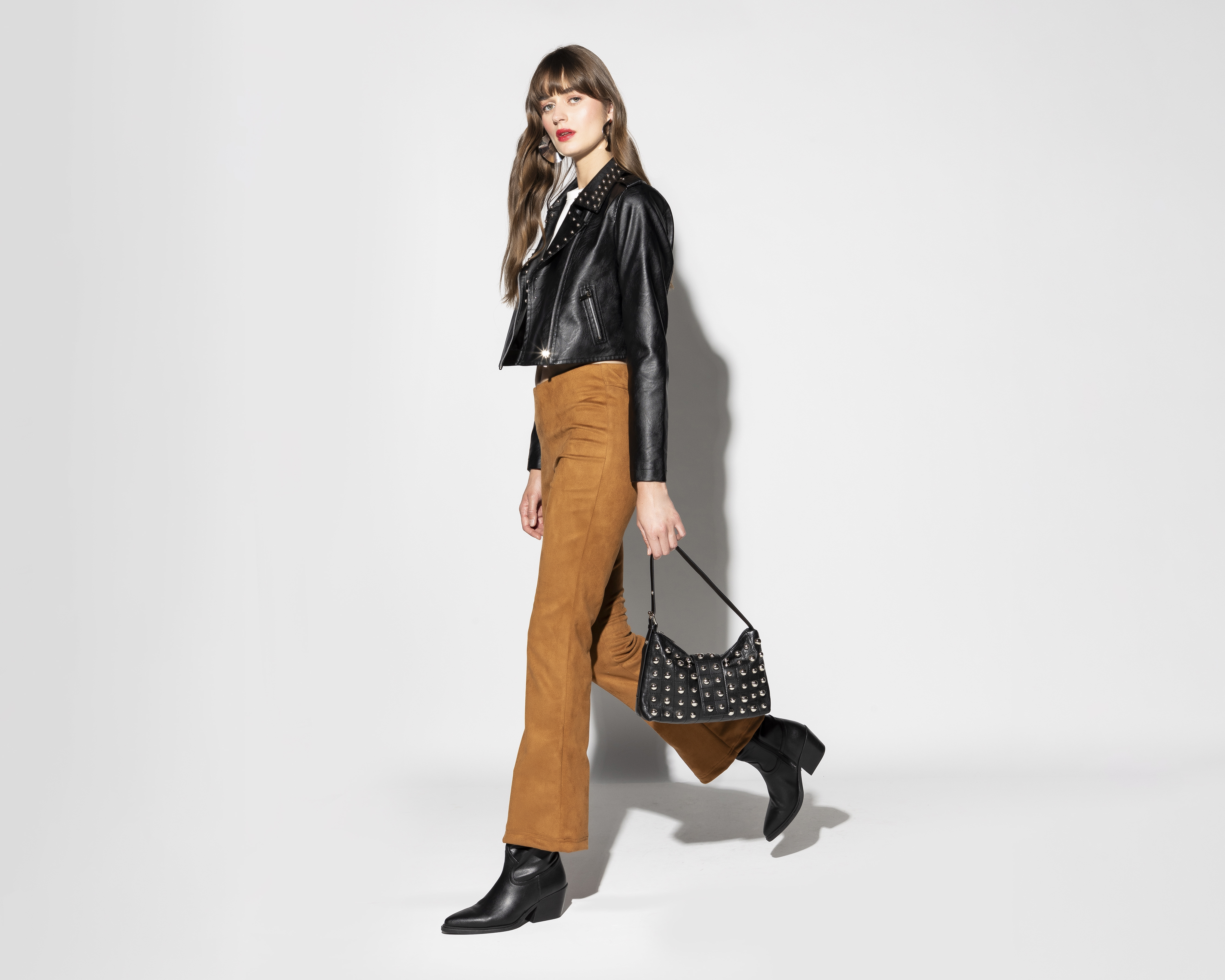 Foto 2 pulgar | Foto 1 | Leggings Camel Strona para Mujer