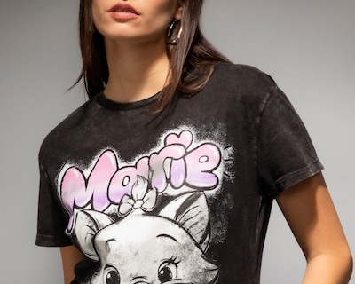 Foto 4 | Foto 4 | Playera Manga Corta Disney Aristogatos para Mujer