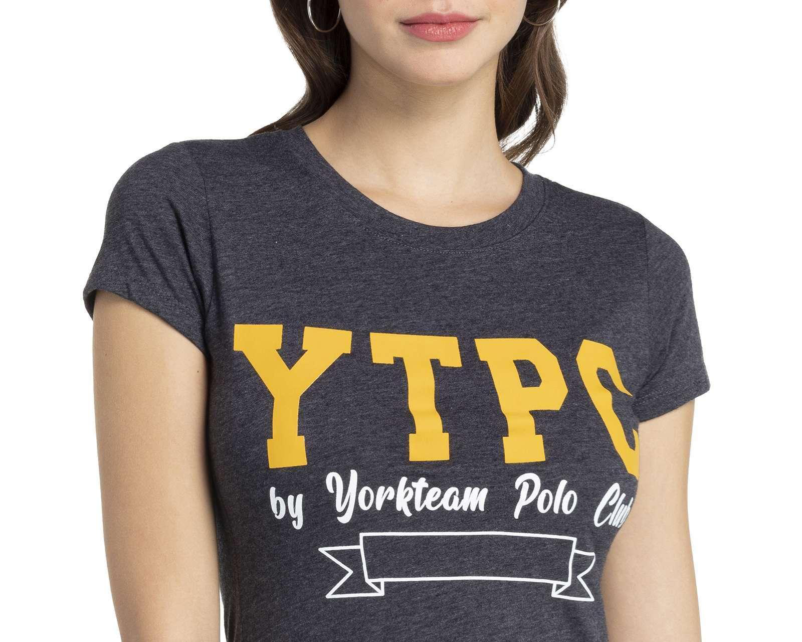 Foto 8 pulgar | Foto 7 | Playera York Team Polo Club Manga Corta Gris