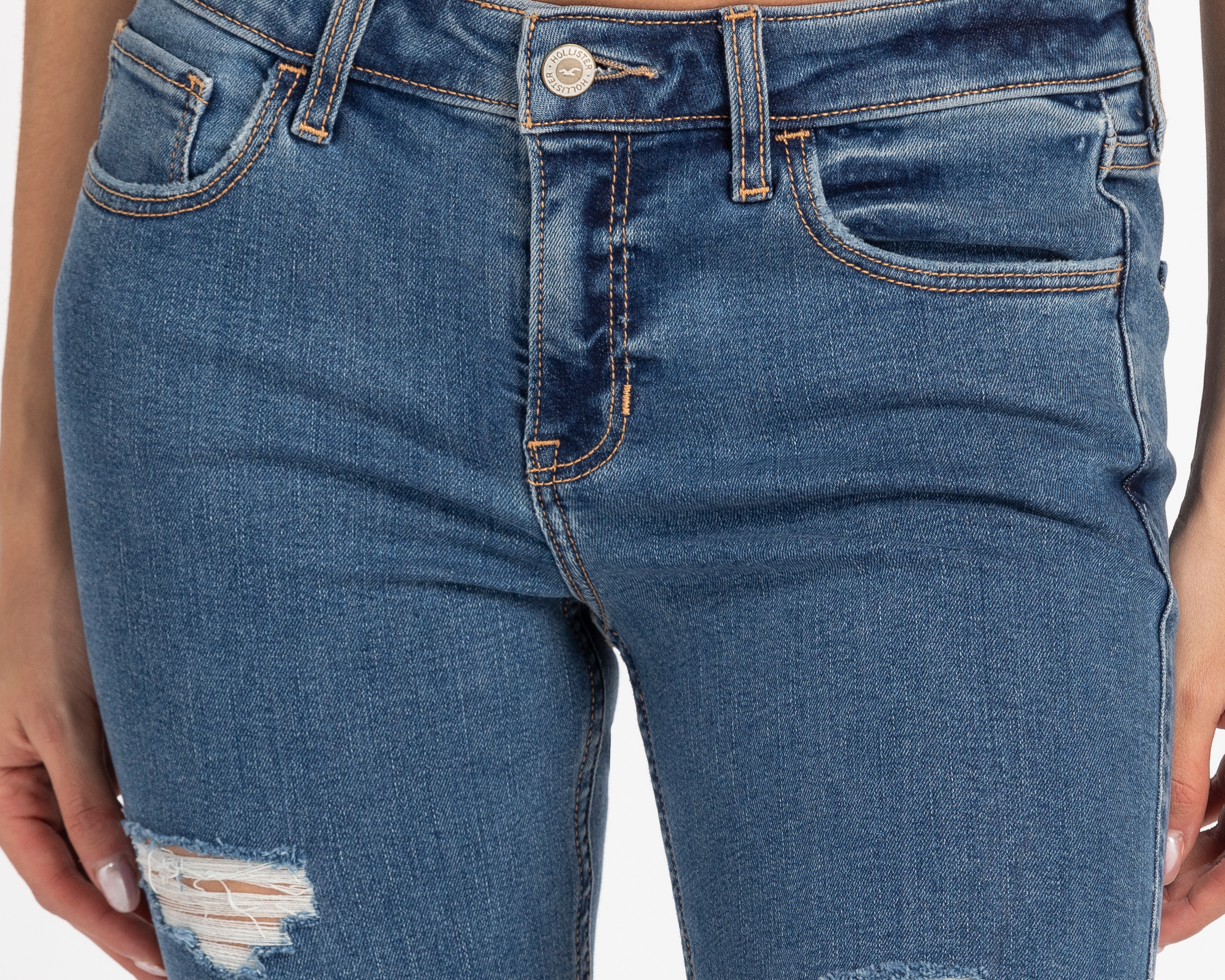Foto 5 pulgar | Foto 4 | Jeans Skinny Hollister para Mujer