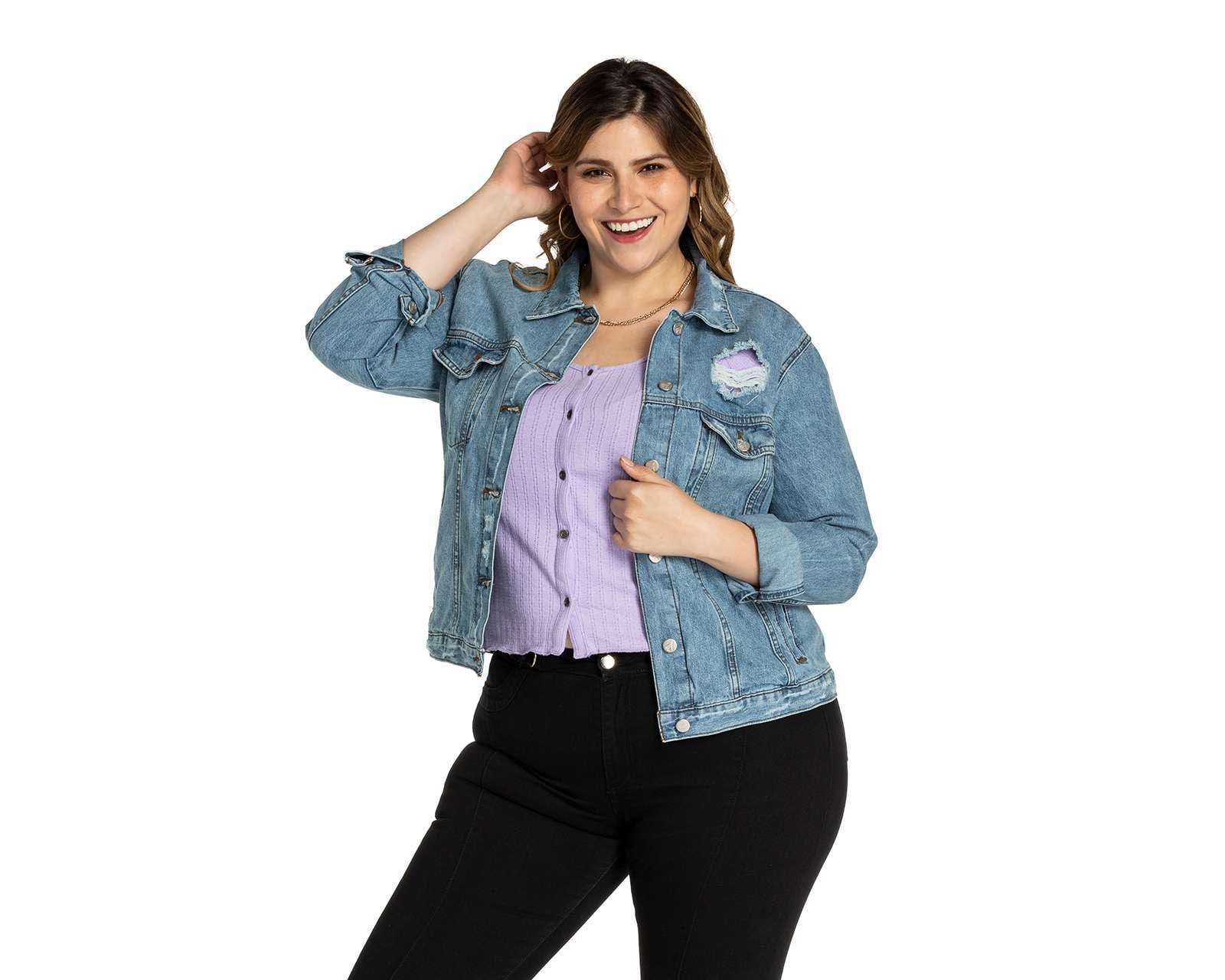 Chamarra Refill Trucker de Mezclilla