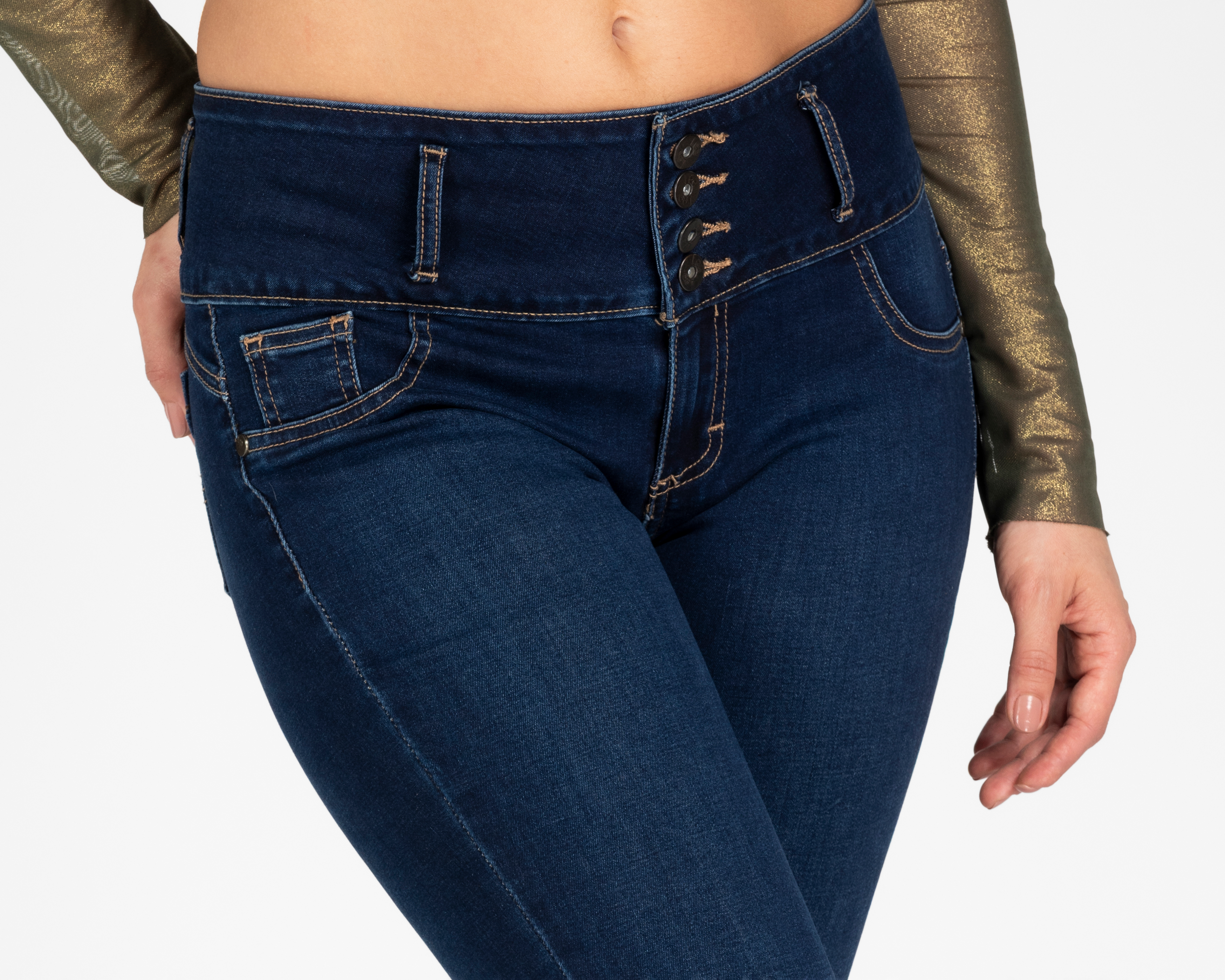 Foto 4 | Foto 4 | Jeans Skinny Lee para Mujer