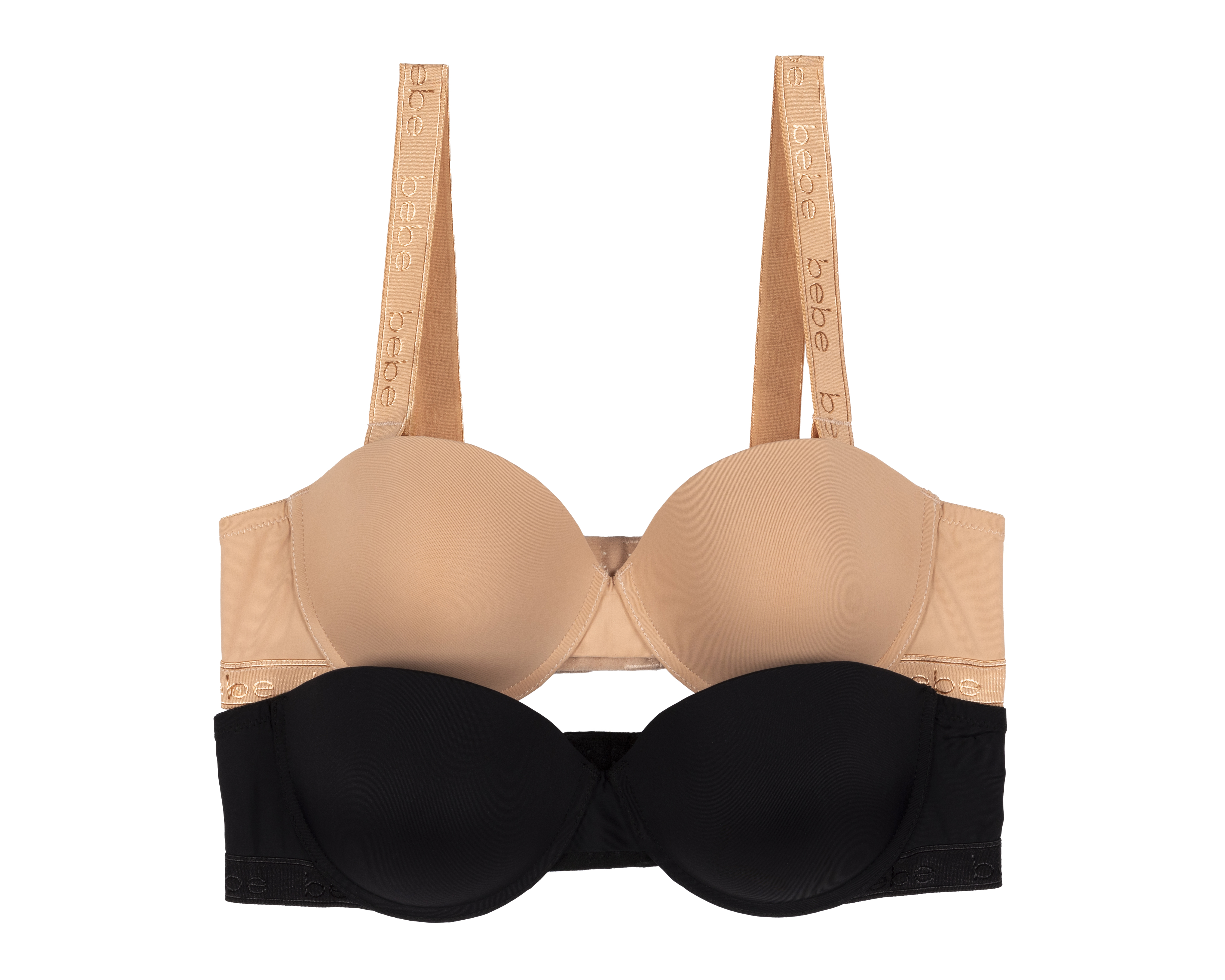 Brasier Media Copa Strapless Bebe 2 Pack