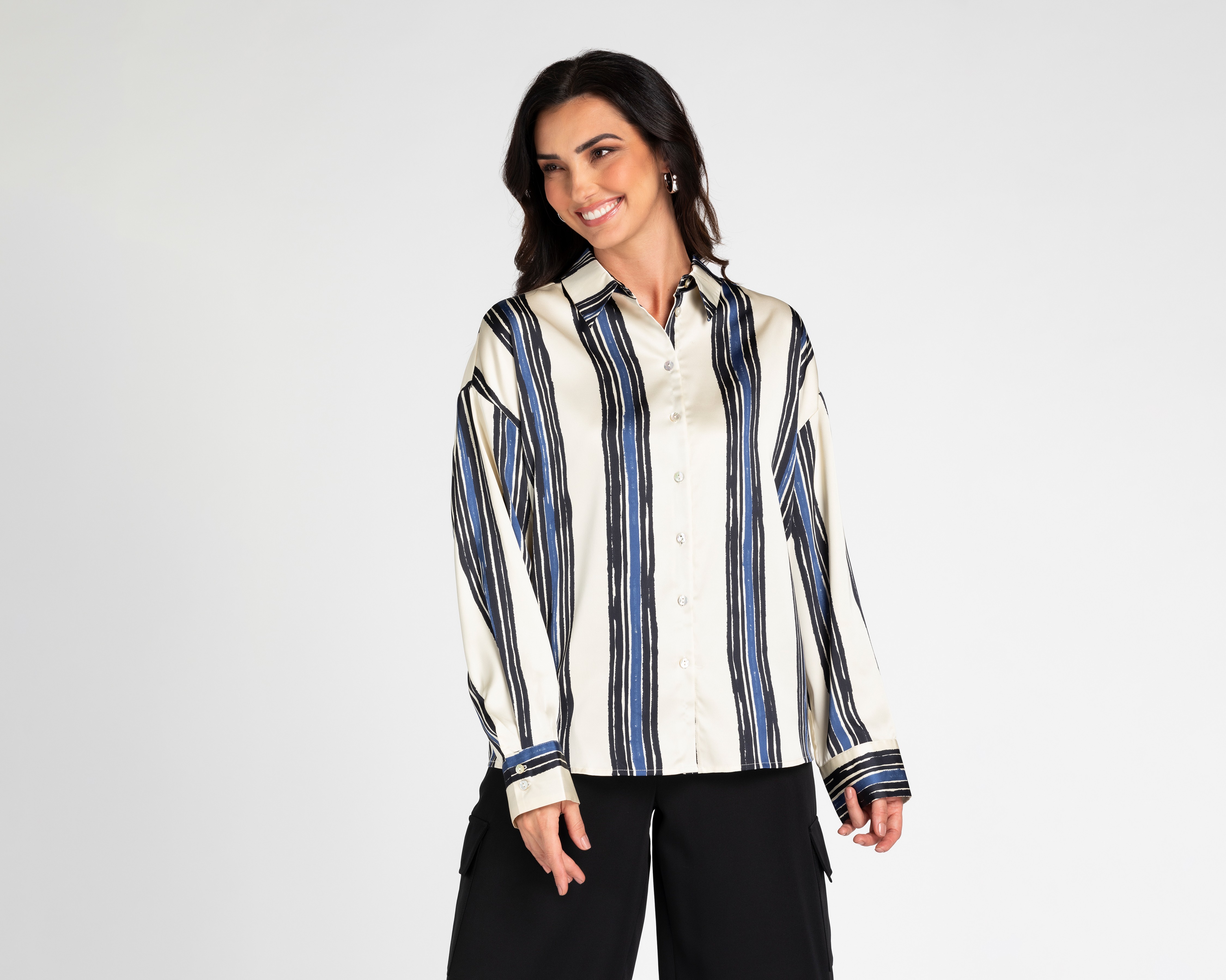 Camisa Sahara Manga Larga para Mujer