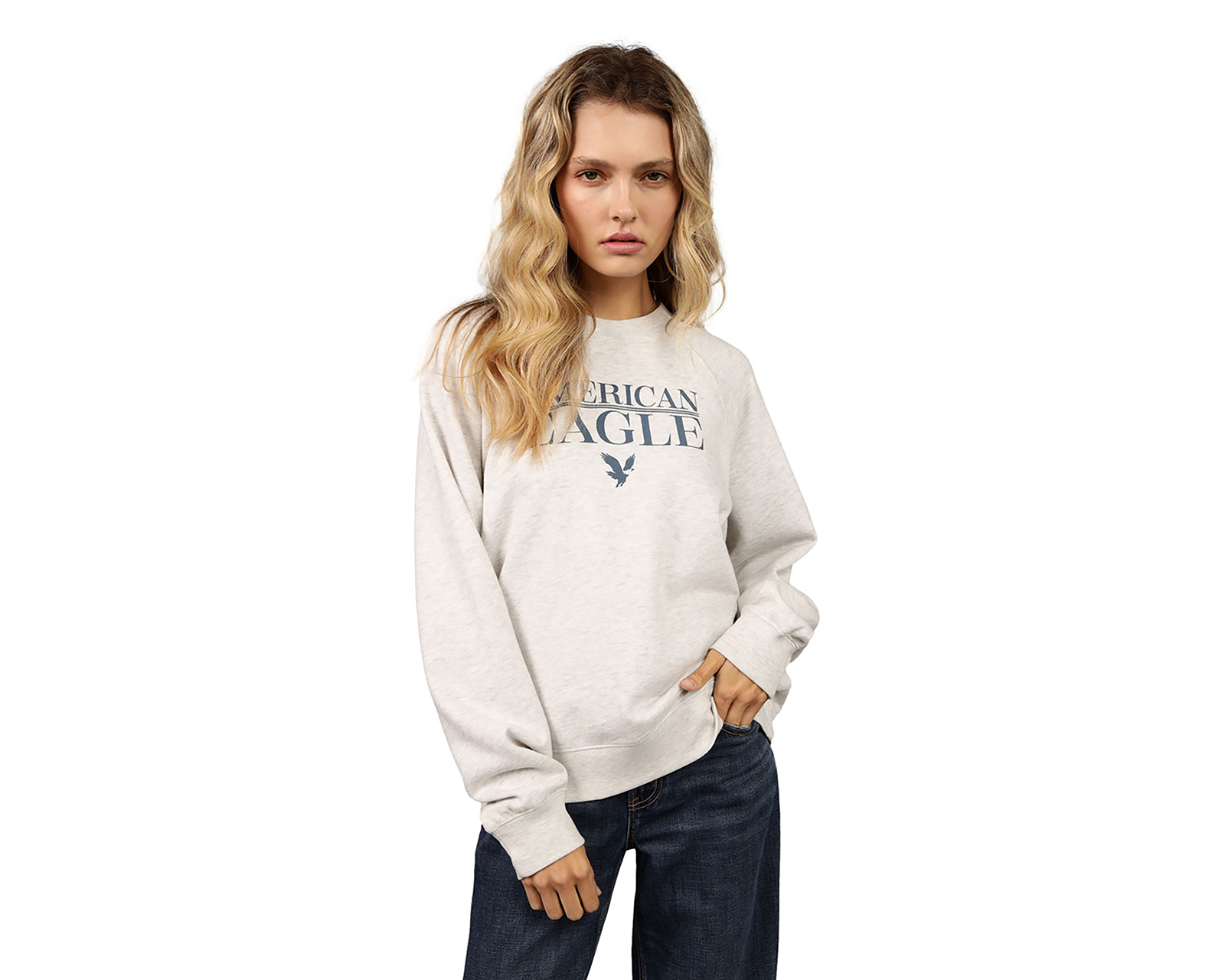 Sudadera Estampada American Eagle para Mujer