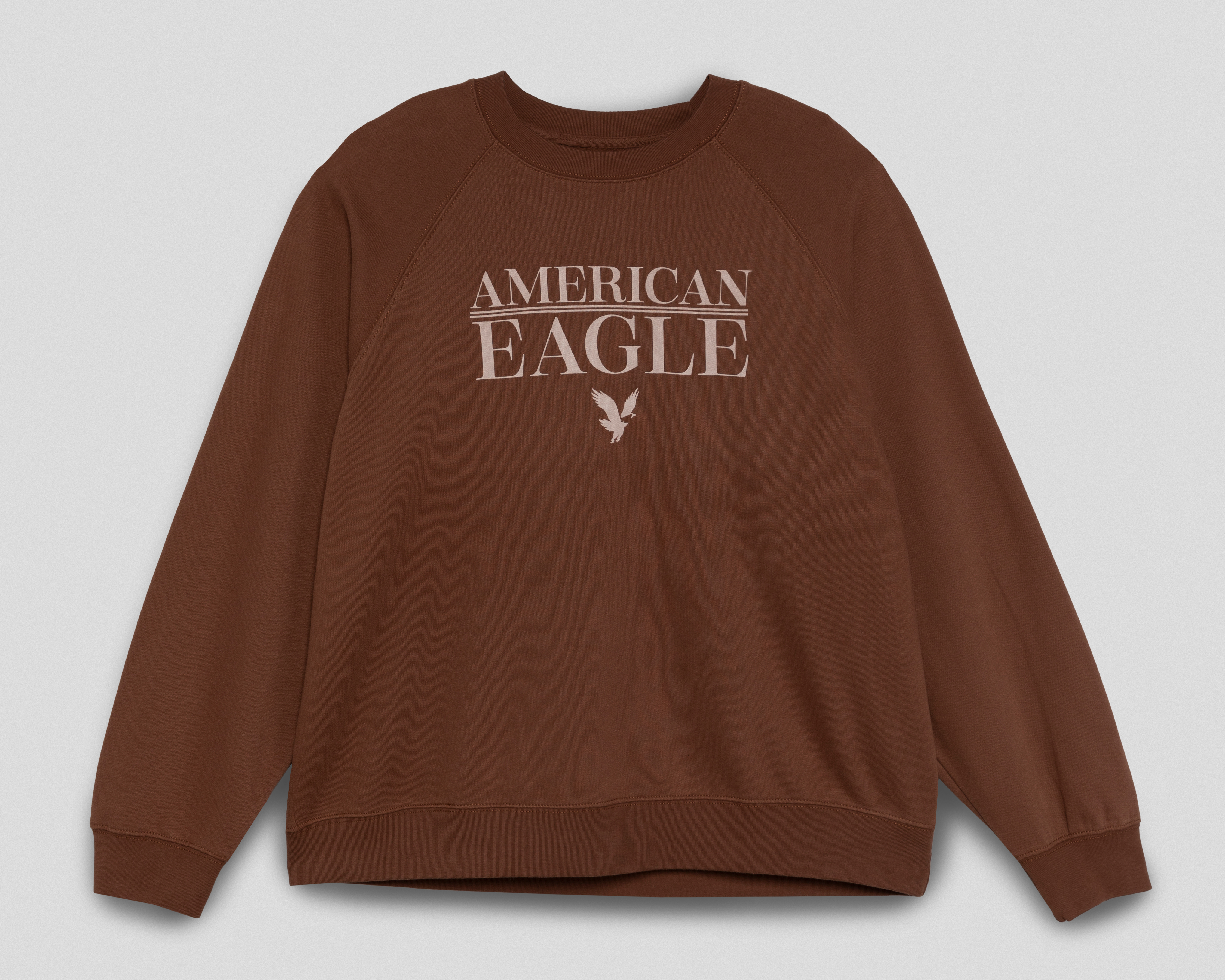 Foto 2 pulgar | Foto 1 | Sudadera Café American Eagle para Mujer