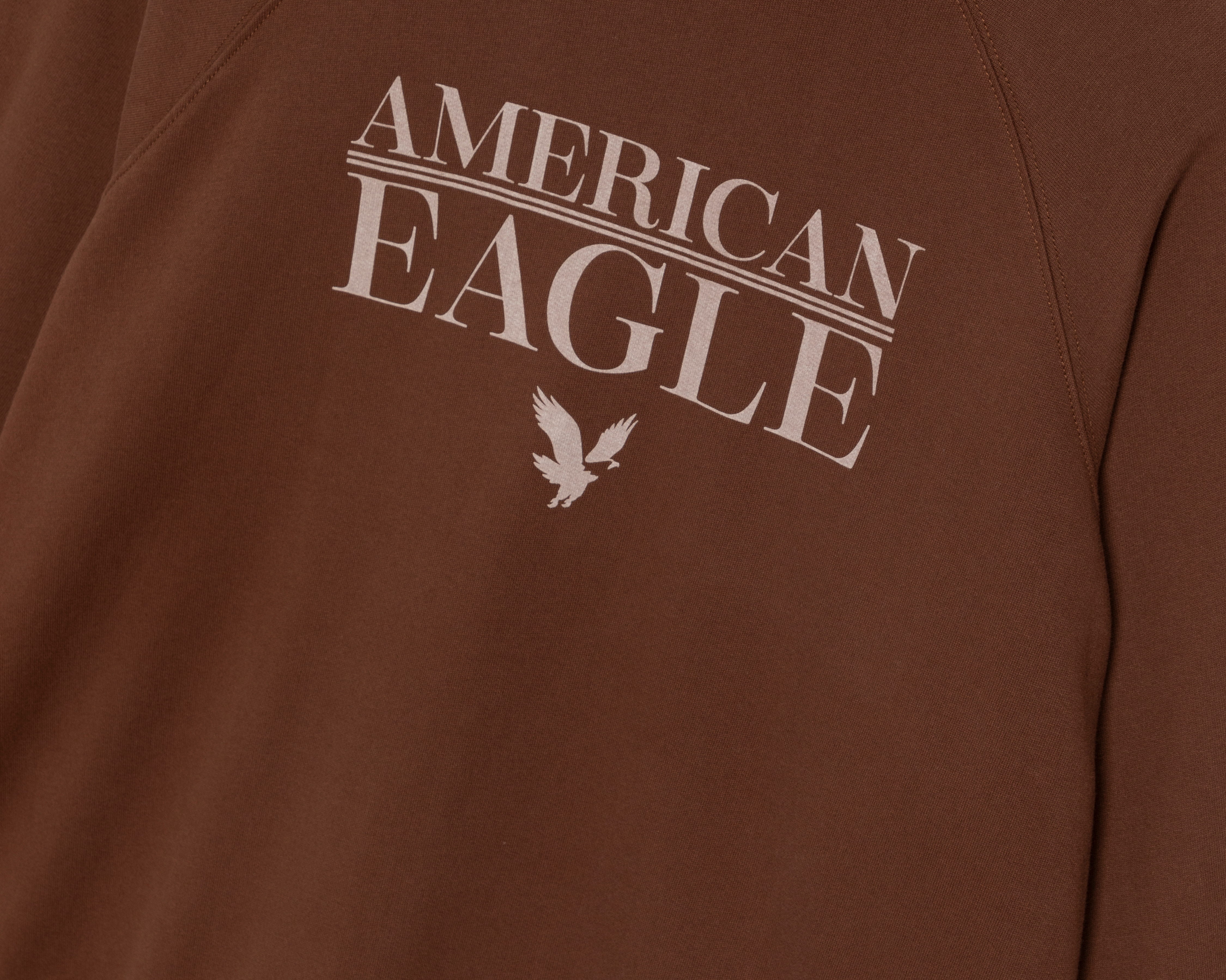 Foto 4 pulgar | Foto 3 | Sudadera Café American Eagle para Mujer
