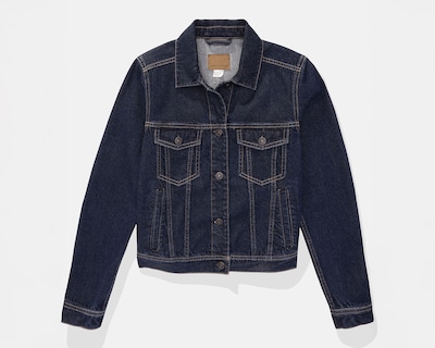 Foto 3 | Foto 3 | Chamarra de Mezclilla Azul American Eagle para Mujer