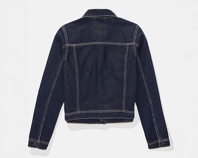 Foto 4 | Foto 4 | Chamarra de Mezclilla Azul American Eagle para Mujer