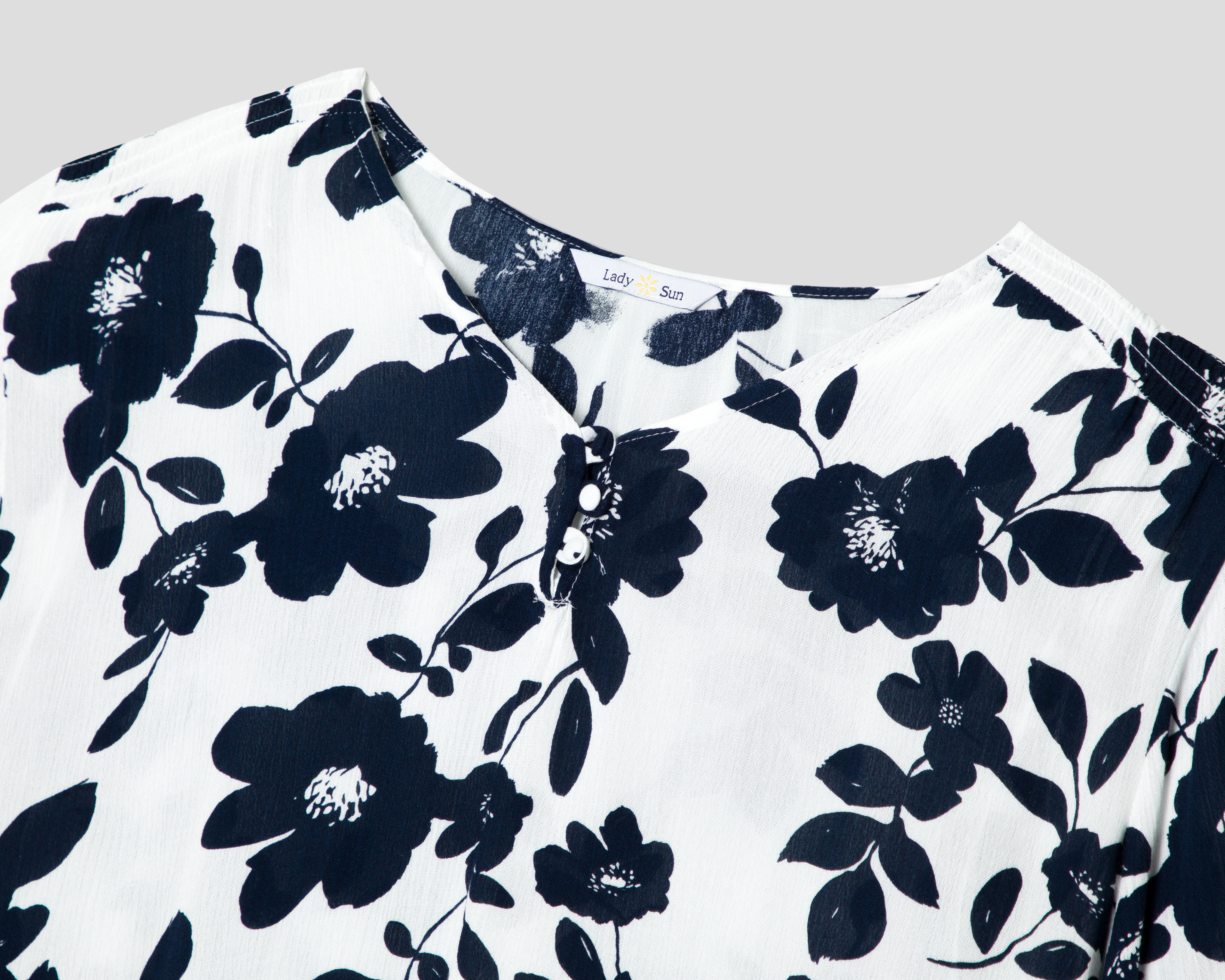Foto 4 pulgar | Foto 3 | Blusa Estampada Lady Sun para Mujer