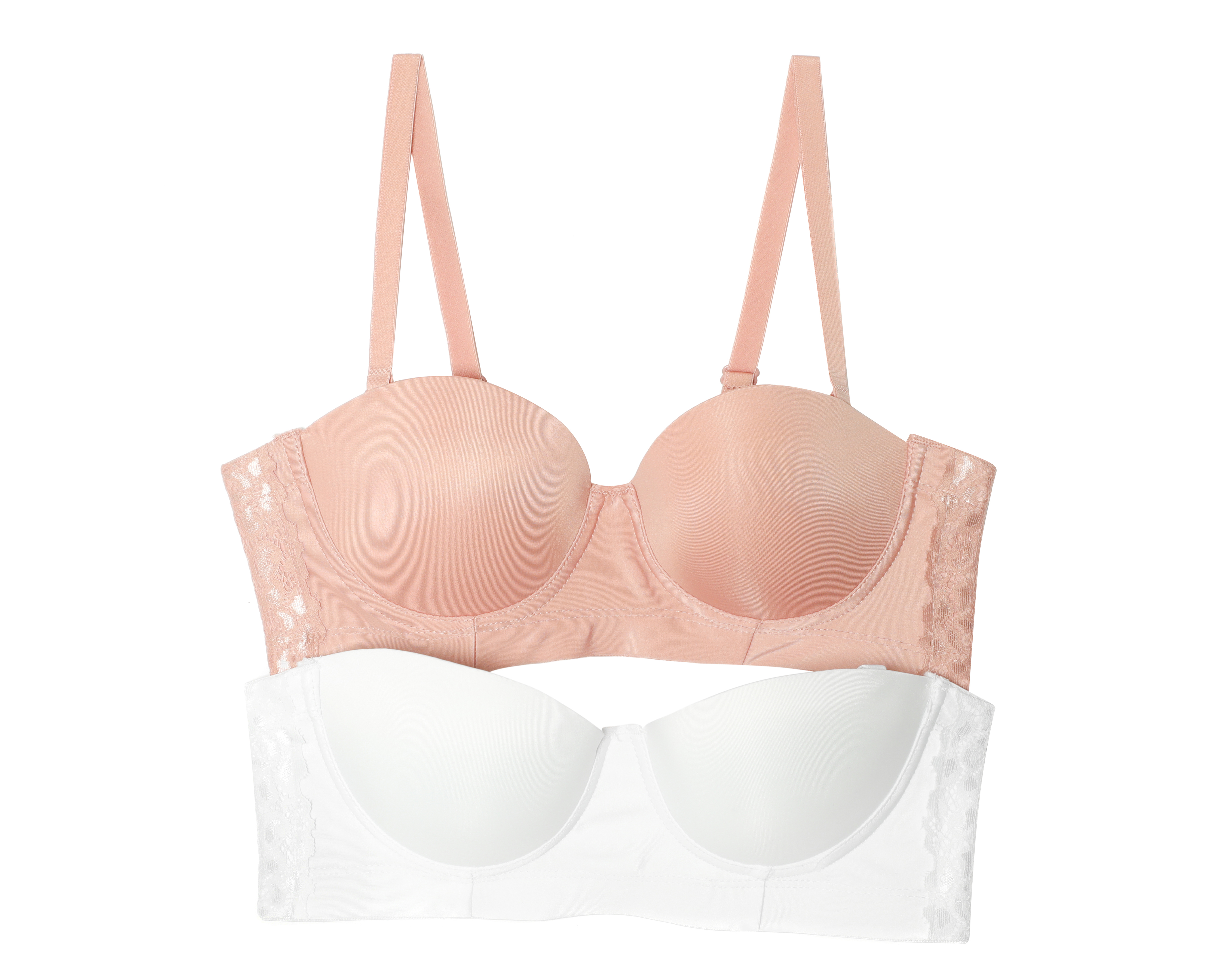 Foto 2 pulgar | Foto 1 | Brasier con Encaje Beauty Secret Media Copa 2 Piezas