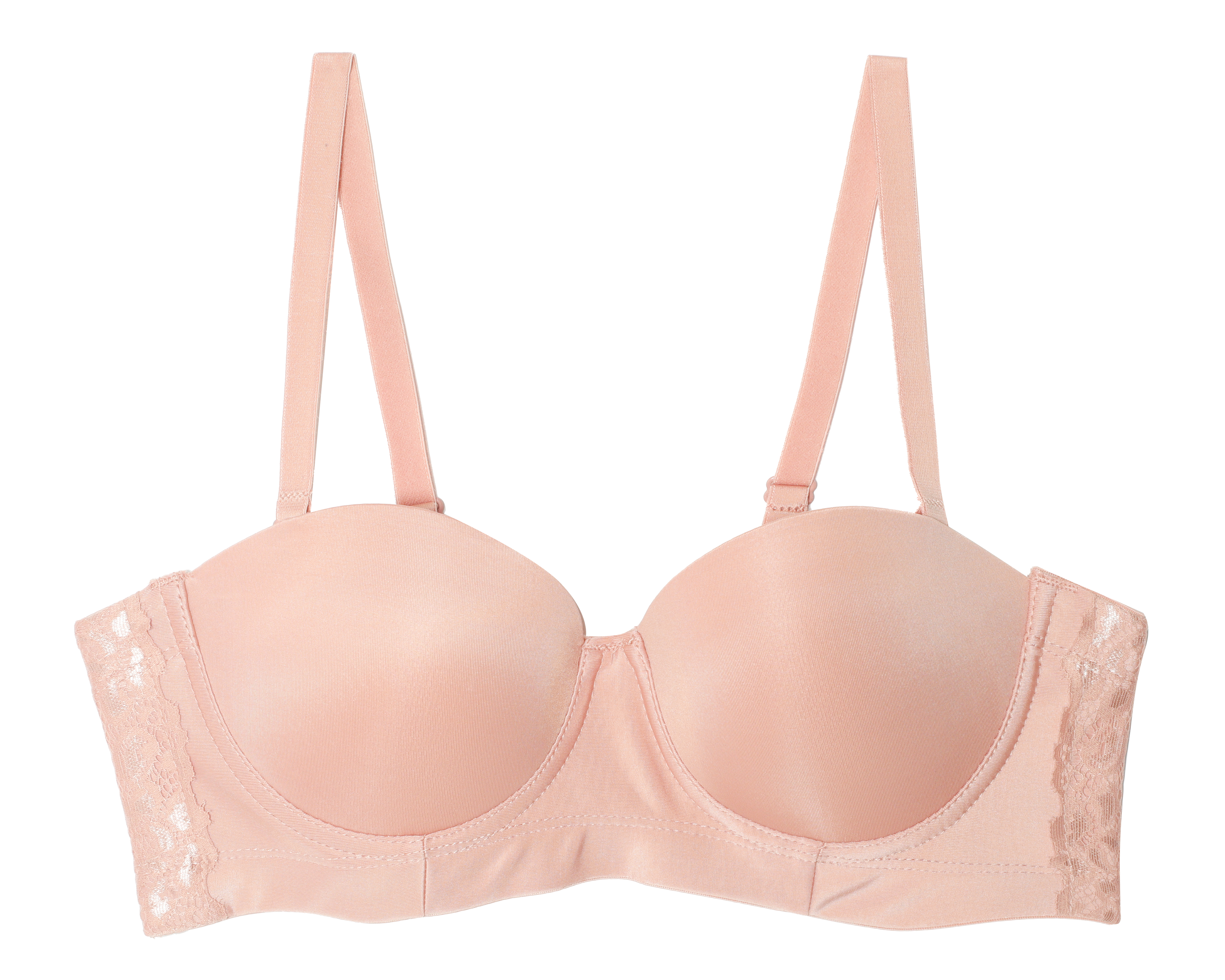 Foto 3 | Foto 3 | Brasier con Encaje Beauty Secret Media Copa 2 Piezas