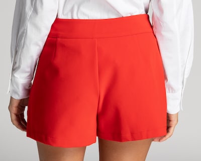 Foto 5 | Foto 5 | Falda Short Roja Strona para Mujer