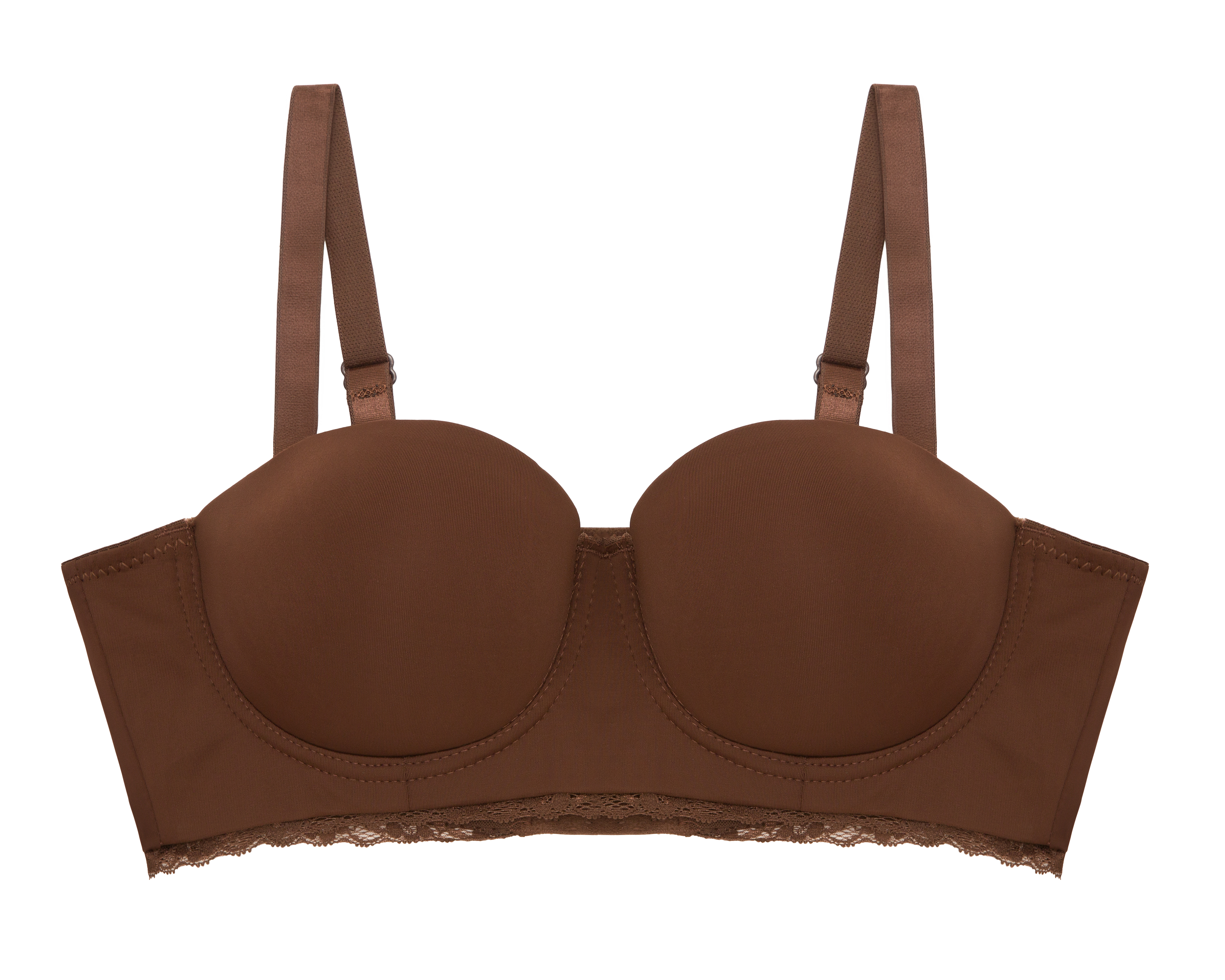 Foto 3 pulgar | Foto 2 | Brasier Media Copa con Encaje Beauty Secret para 2 Piezas