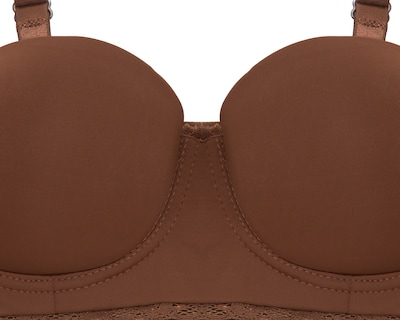 Foto 4 | Foto 4 | Brasier Media Copa con Encaje Beauty Secret para 2 Piezas