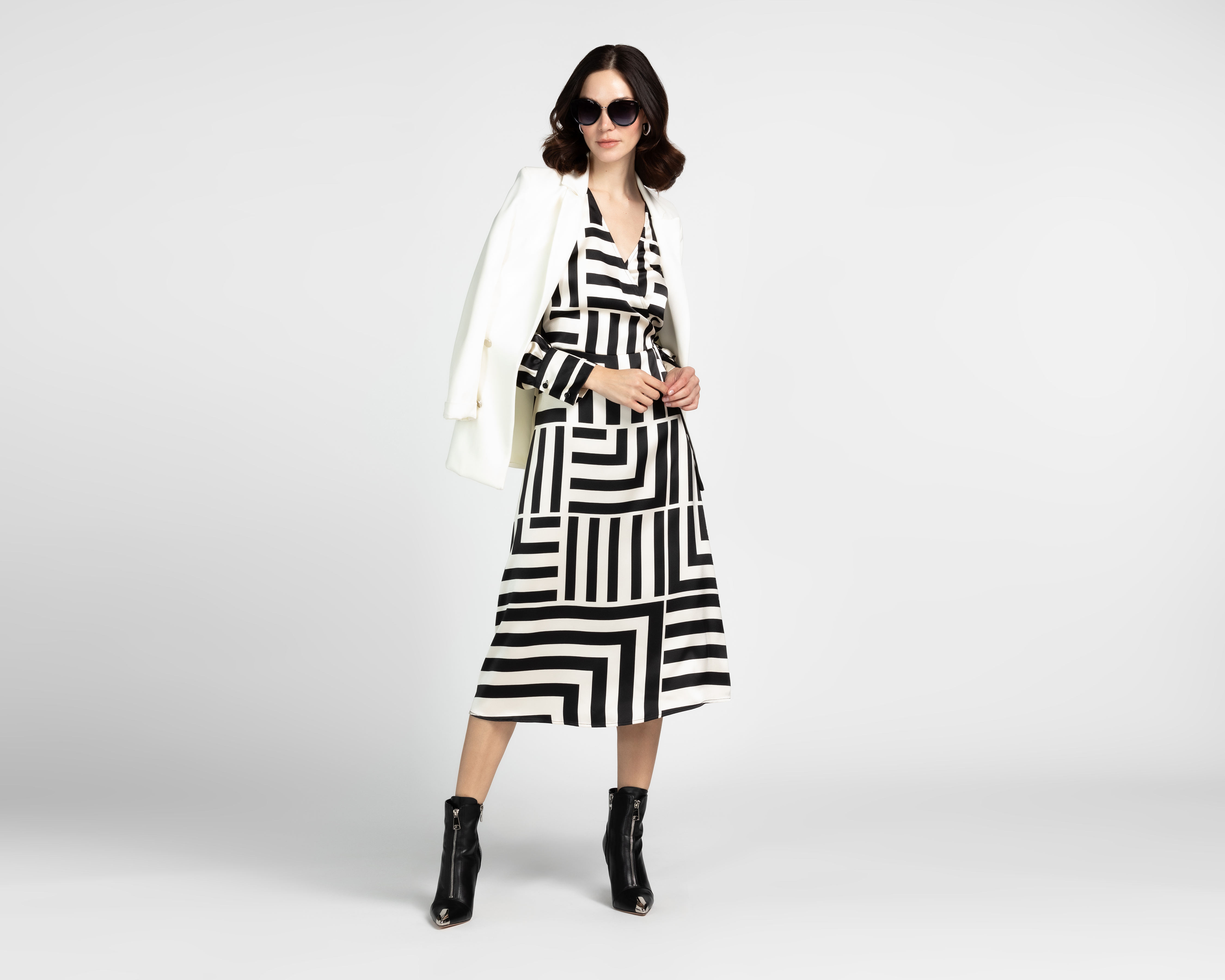 Foto 3 pulgar | Foto 2 | Vestido Casual Sahara Midi Estampado para Mujer