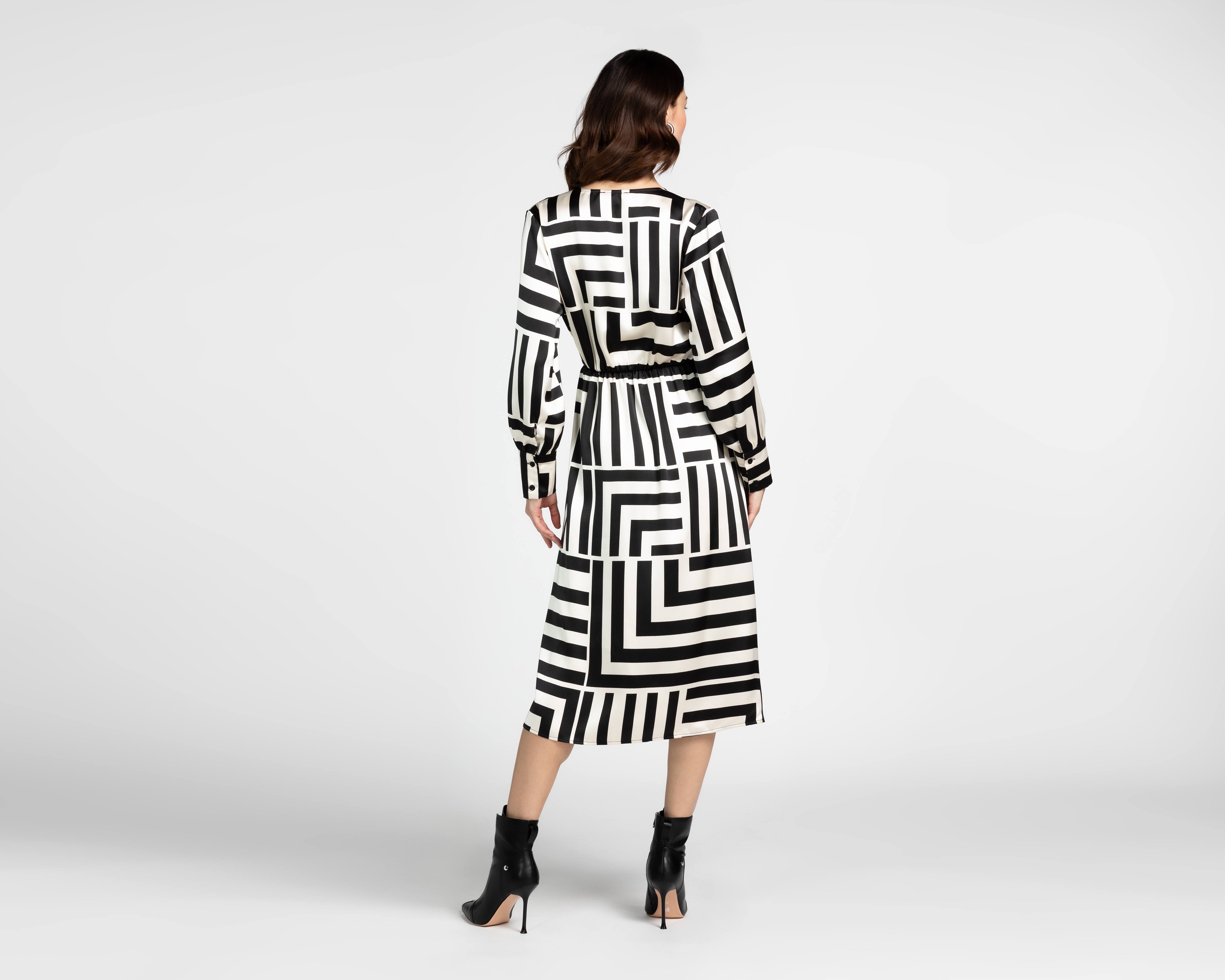 Foto 4 pulgar | Foto 3 | Vestido Casual Sahara Midi Estampado para Mujer