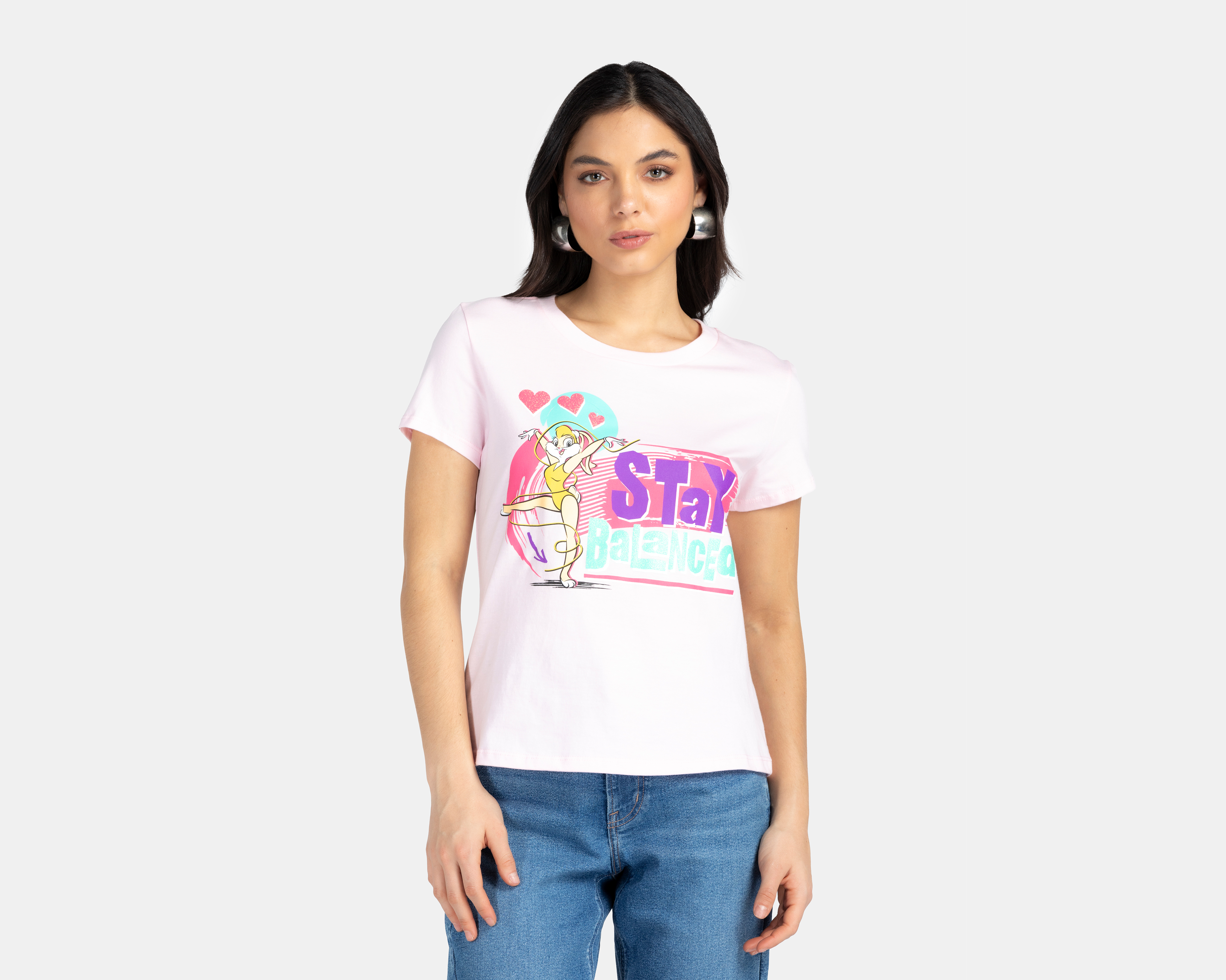 Playera Looney Tunes Manga Corta para Mujer