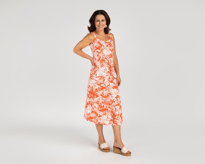 Foto 1 | Foto 1 | Vestido de Playa Lady Sun Midi Anaranjado