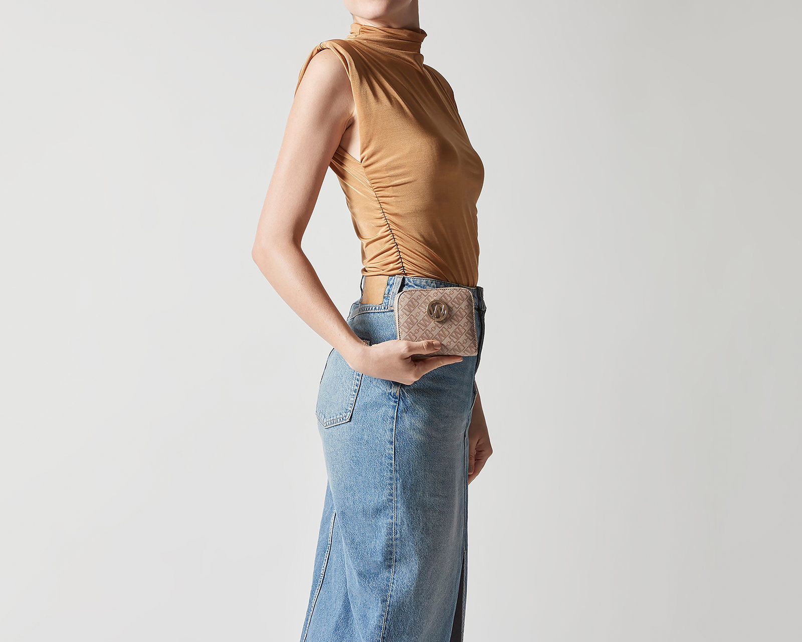 Foto 7 pulgar | Foto 7 | Cartera para Mujer Westies Beige