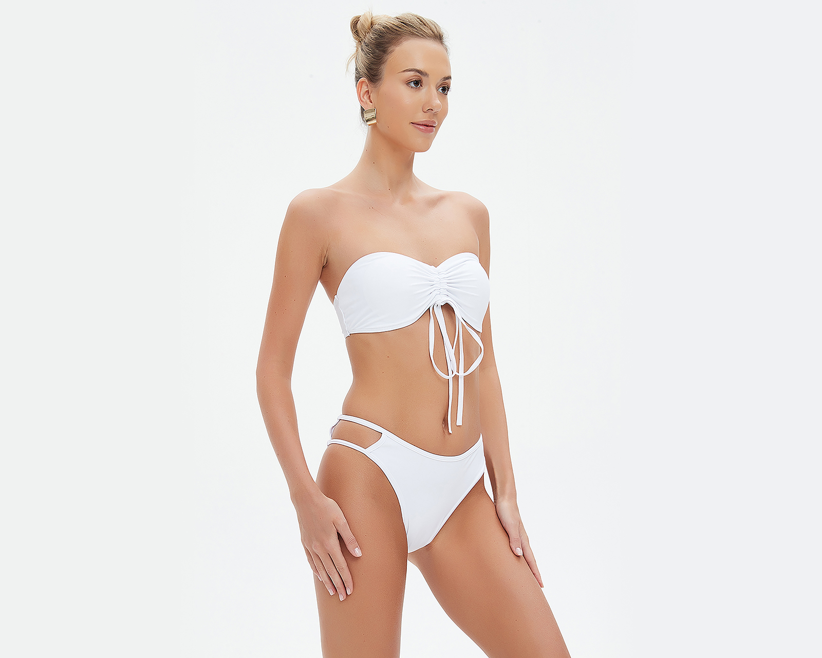 Foto 3 pulgar | Foto 2 | Bikini Eva tu Estilo Íntimo Blanco para Mujer