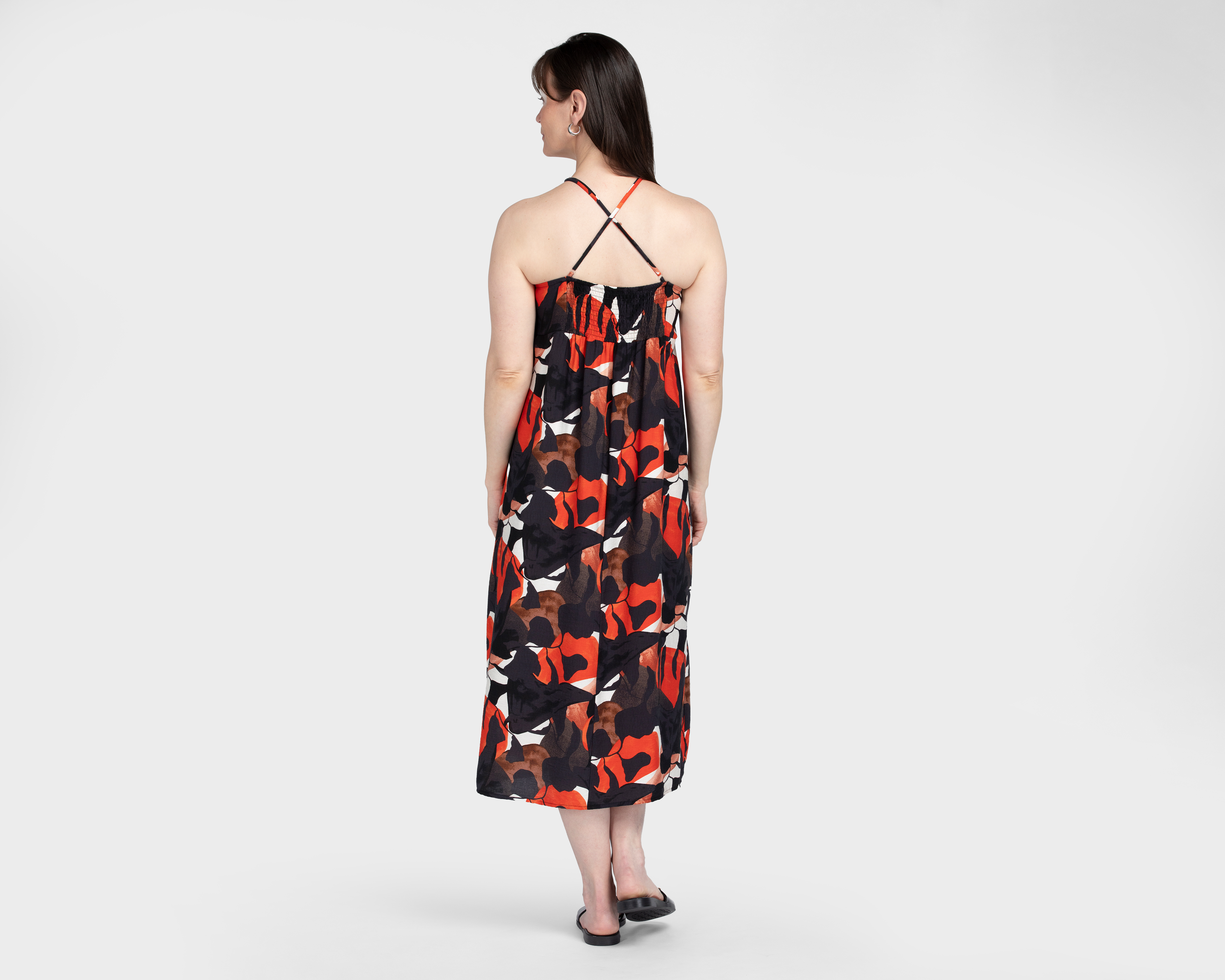 Foto 4 pulgar | Foto 3 | Vestido de Playa Sahara Print Floral Escote V con Tirantes para Mujer