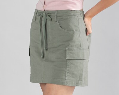 Foto 4 | Foto 4 | Falda Corta Strona con Bolsas Cargo para Mujer