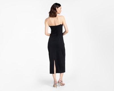 Foto 3 | Foto 3 | Vestido de Noche Sahara Negro con Tirantes de Pedrería