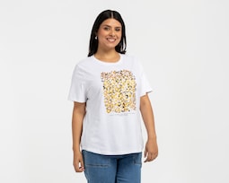 Playera Manga Corta Lucky Star para Mujer