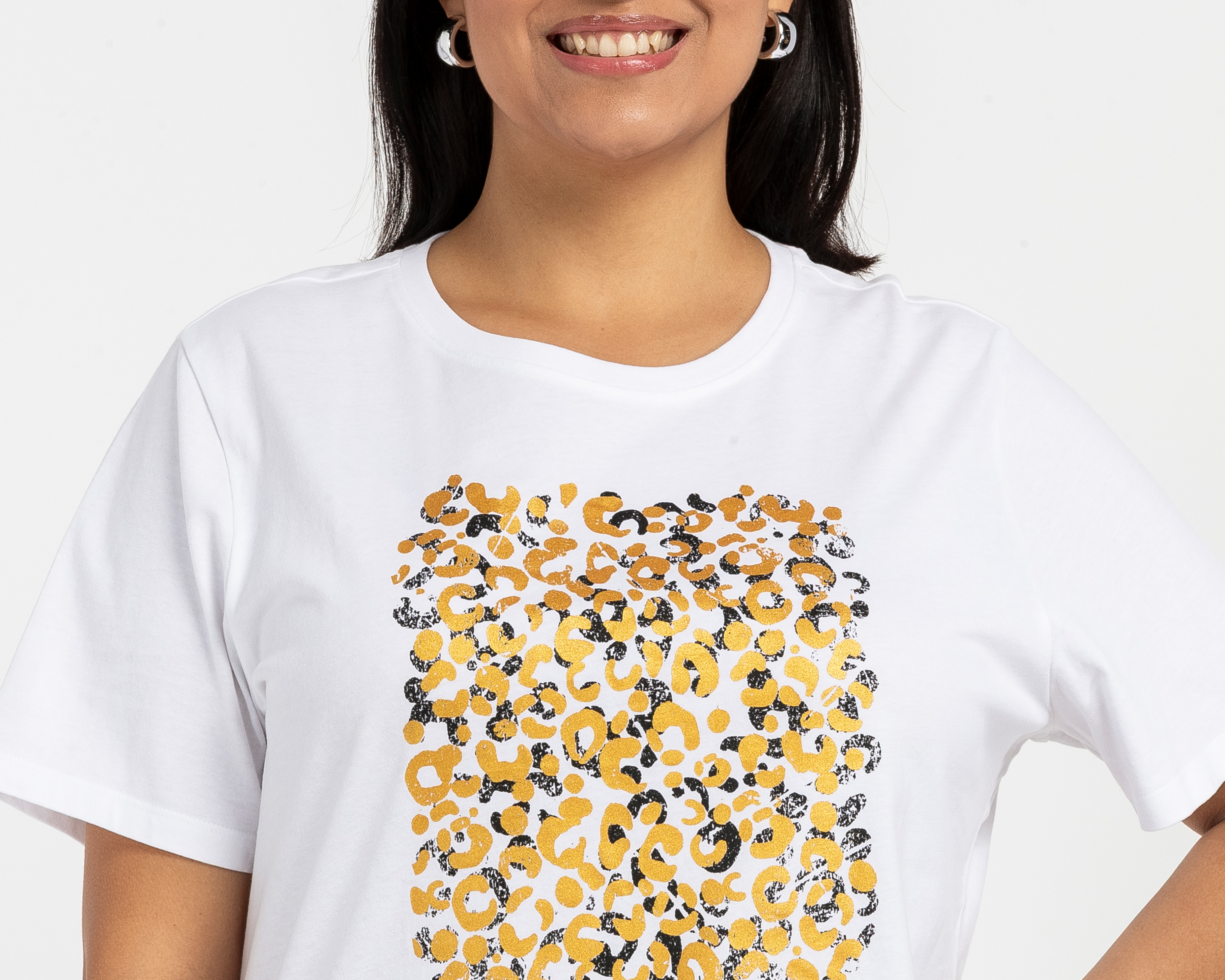 Foto 5 pulgar | Foto 4 | Playera Manga Corta Lucky Star para Mujer