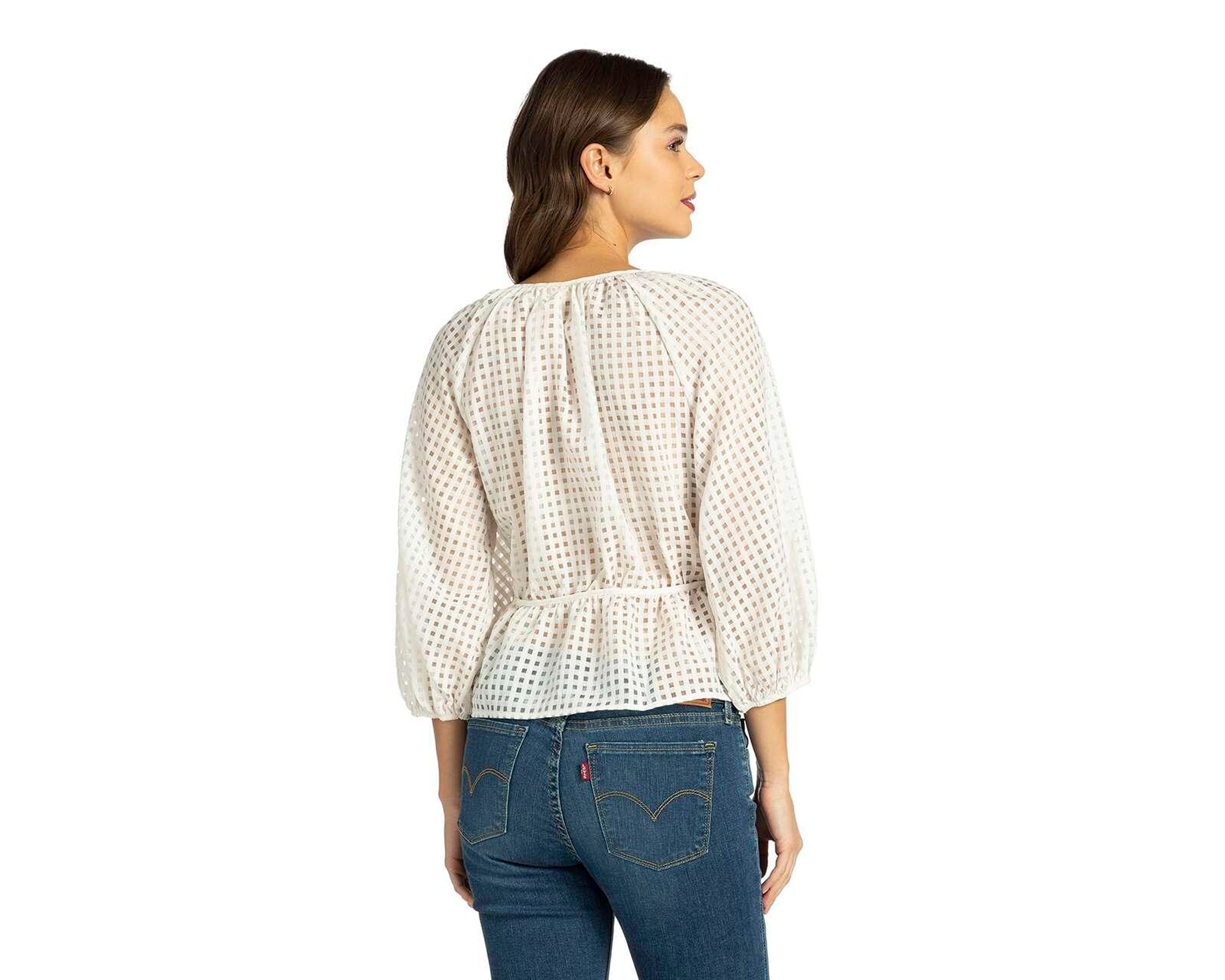 Foto 4 pulgar | Foto 3 | Blusa Levi's Manga 3/4