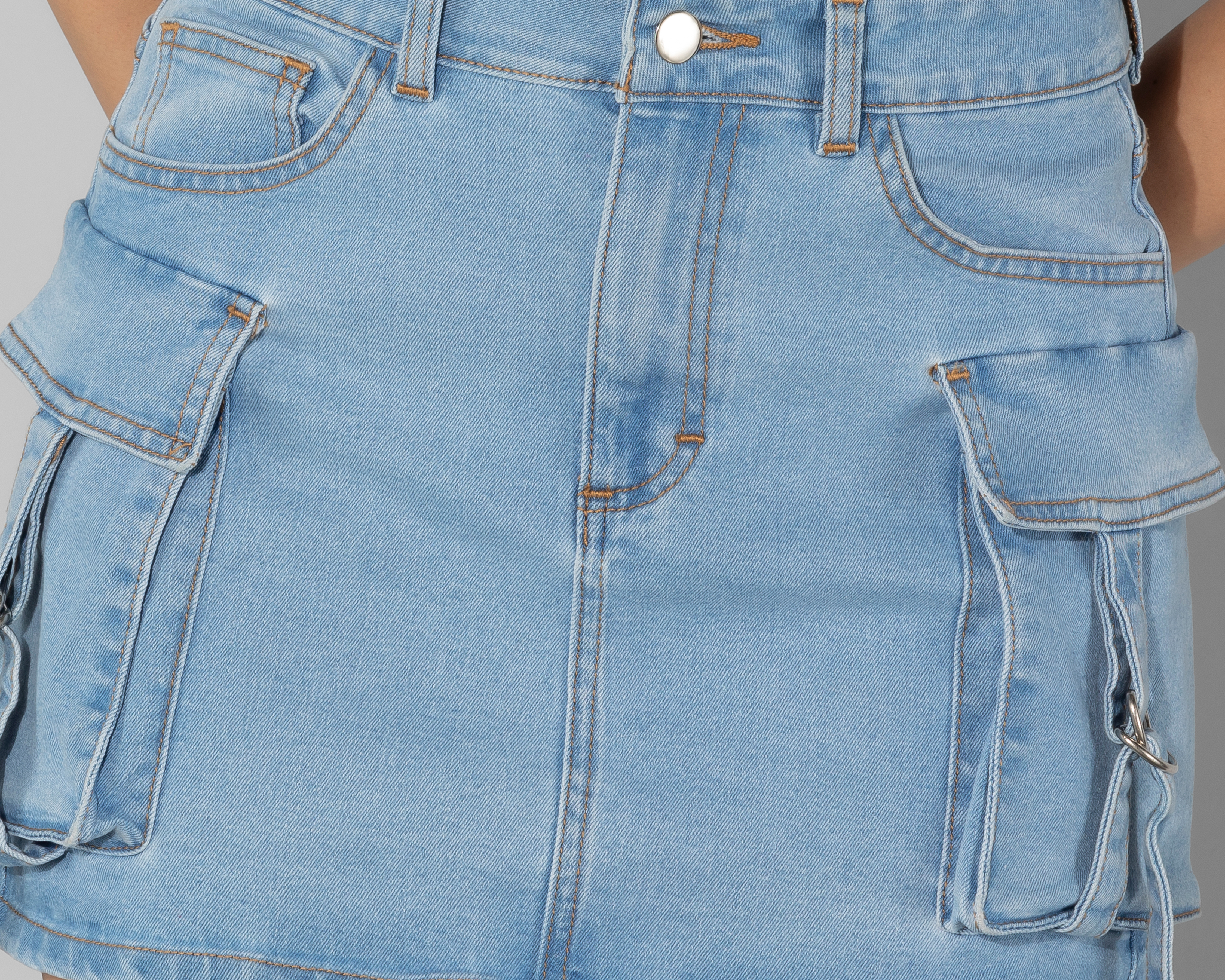 Foto 5 pulgar | Foto 4 | Falda Thinner con Bolsas Cargo