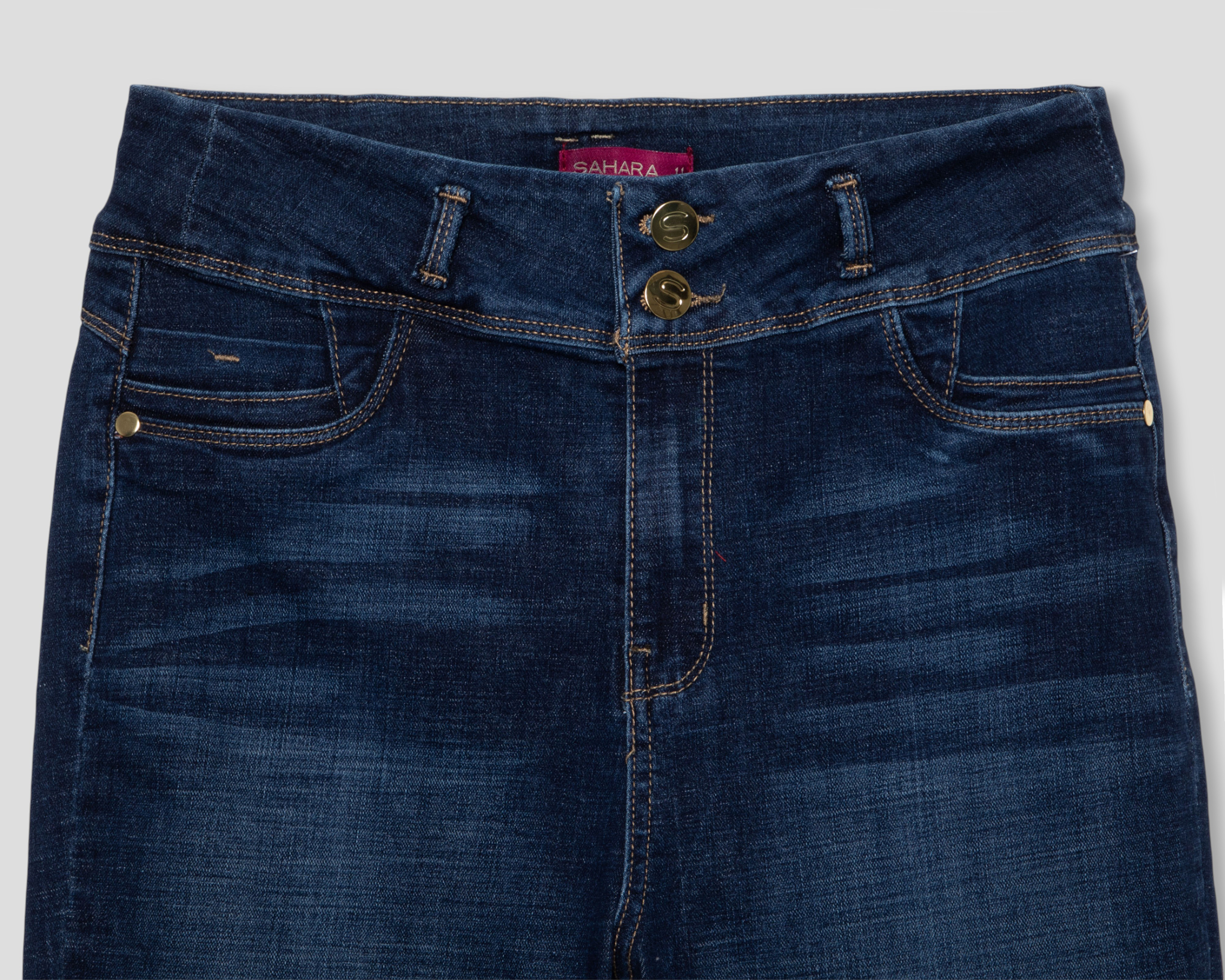 Foto 4 pulgar | Foto 3 | Jeans Slim Fit Sahara para Mujer