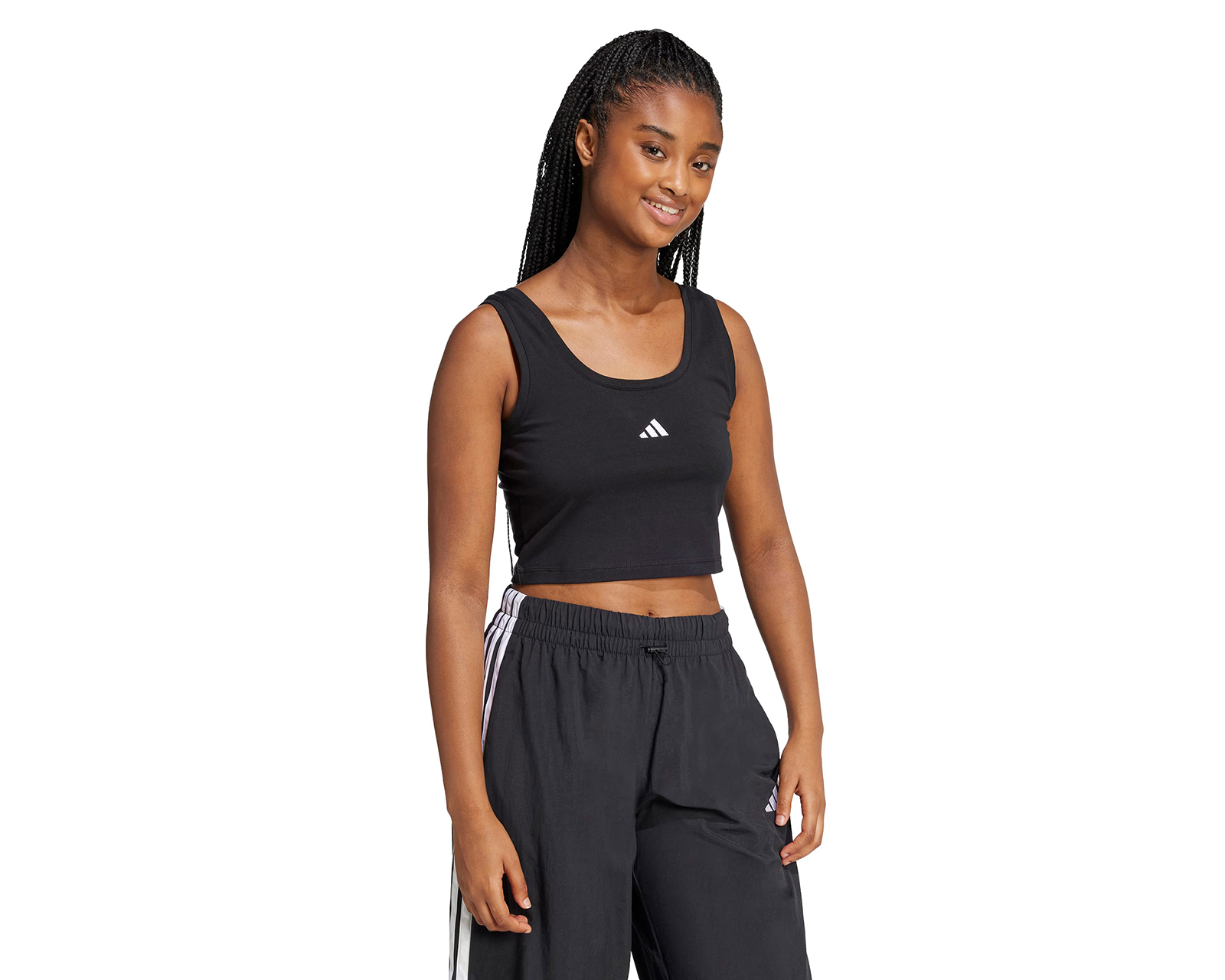 Foto 3 pulgar | Foto 2 | Crop Top de Entrenamiento Adidas Essentials para Mujer