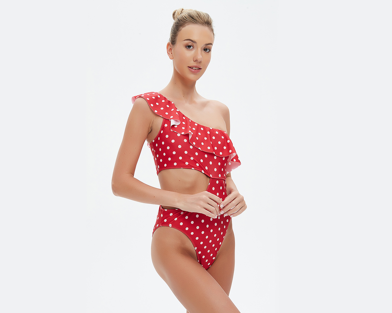 Foto 3 pulgar | Foto 2 | Traje de Baño Completo Bebe con Olán para Mujer