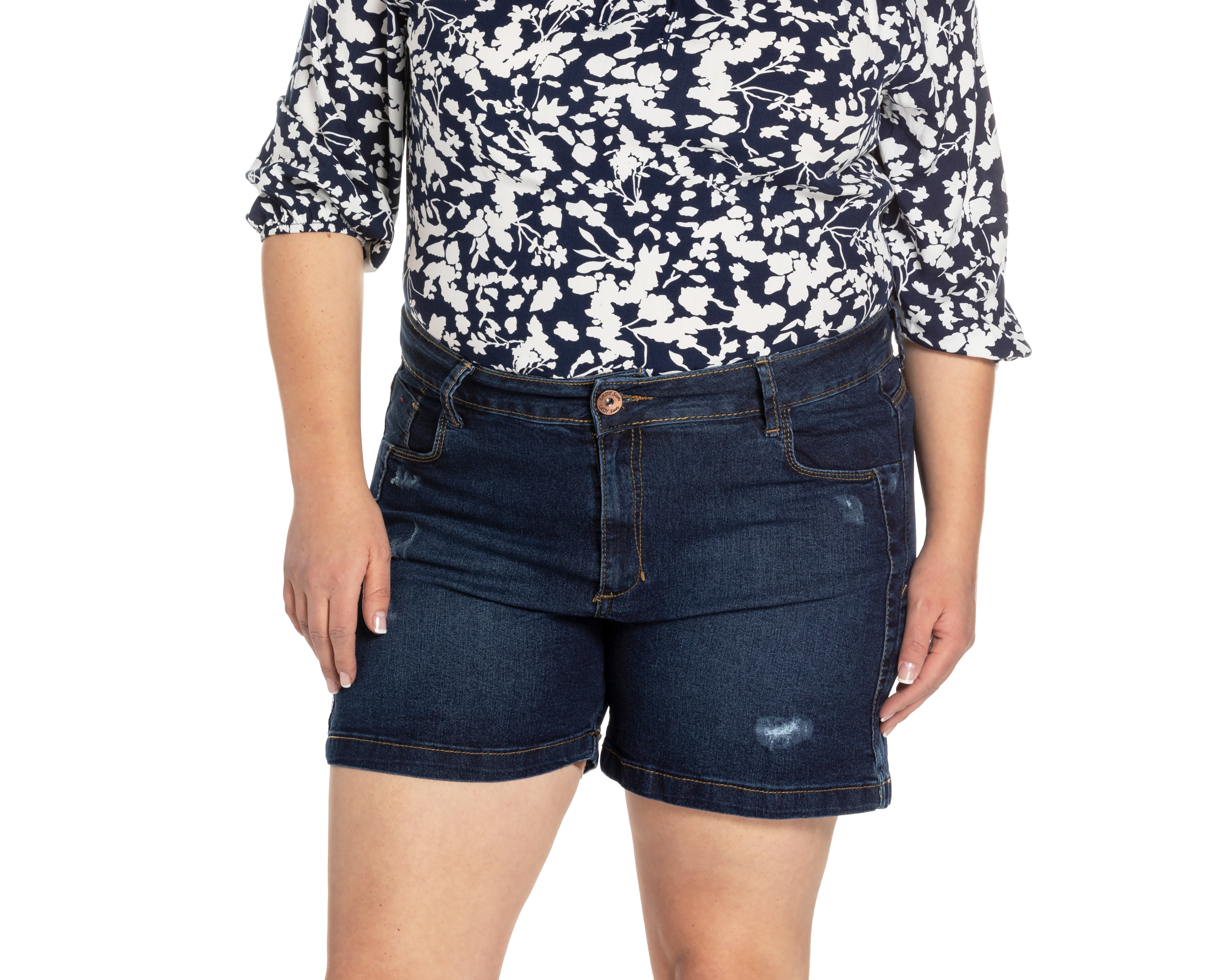 Short Lady Sun de Mezclilla