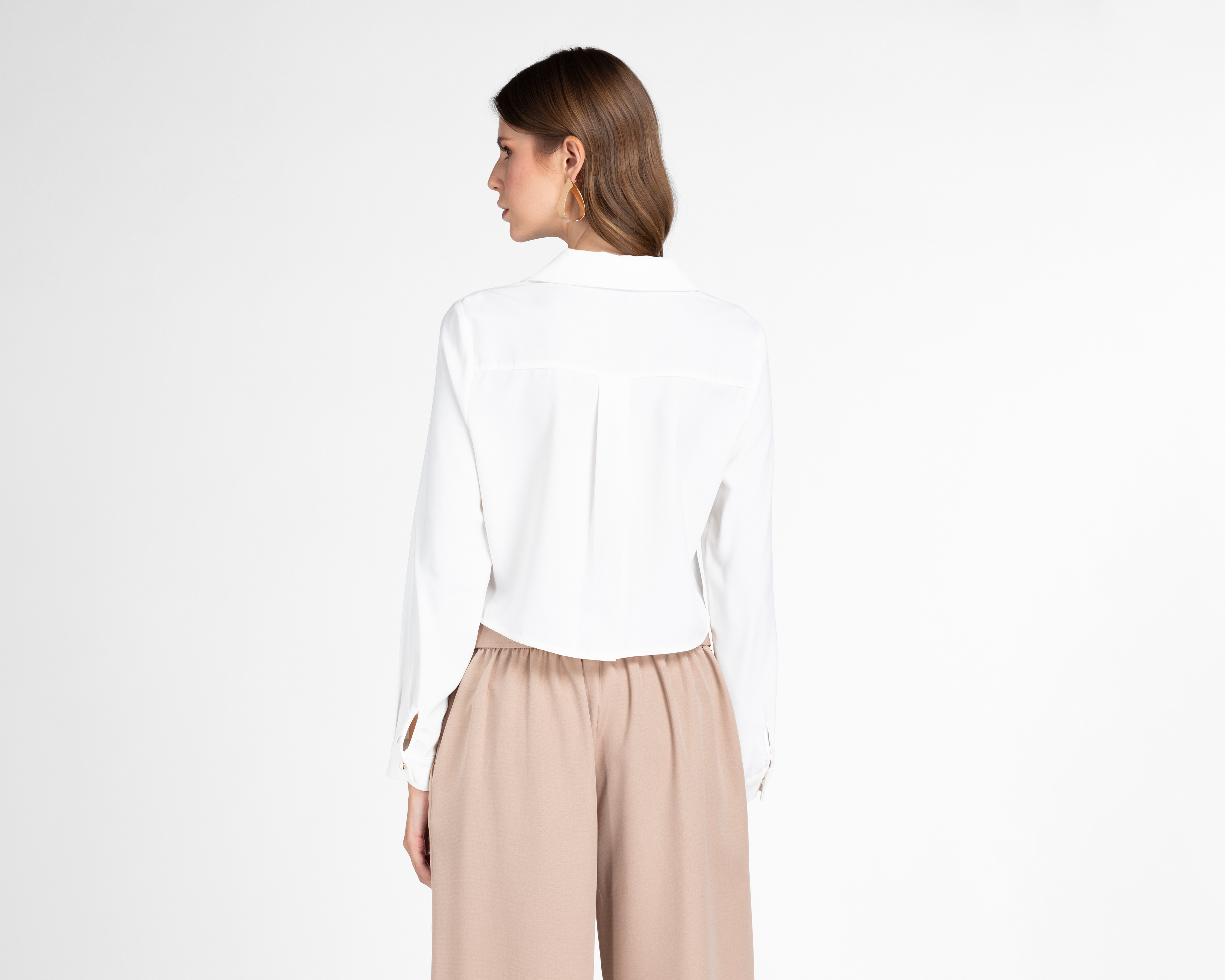 Foto 4 pulgar | Foto 3 | Blusa Sahara tipo Crop para Mujer