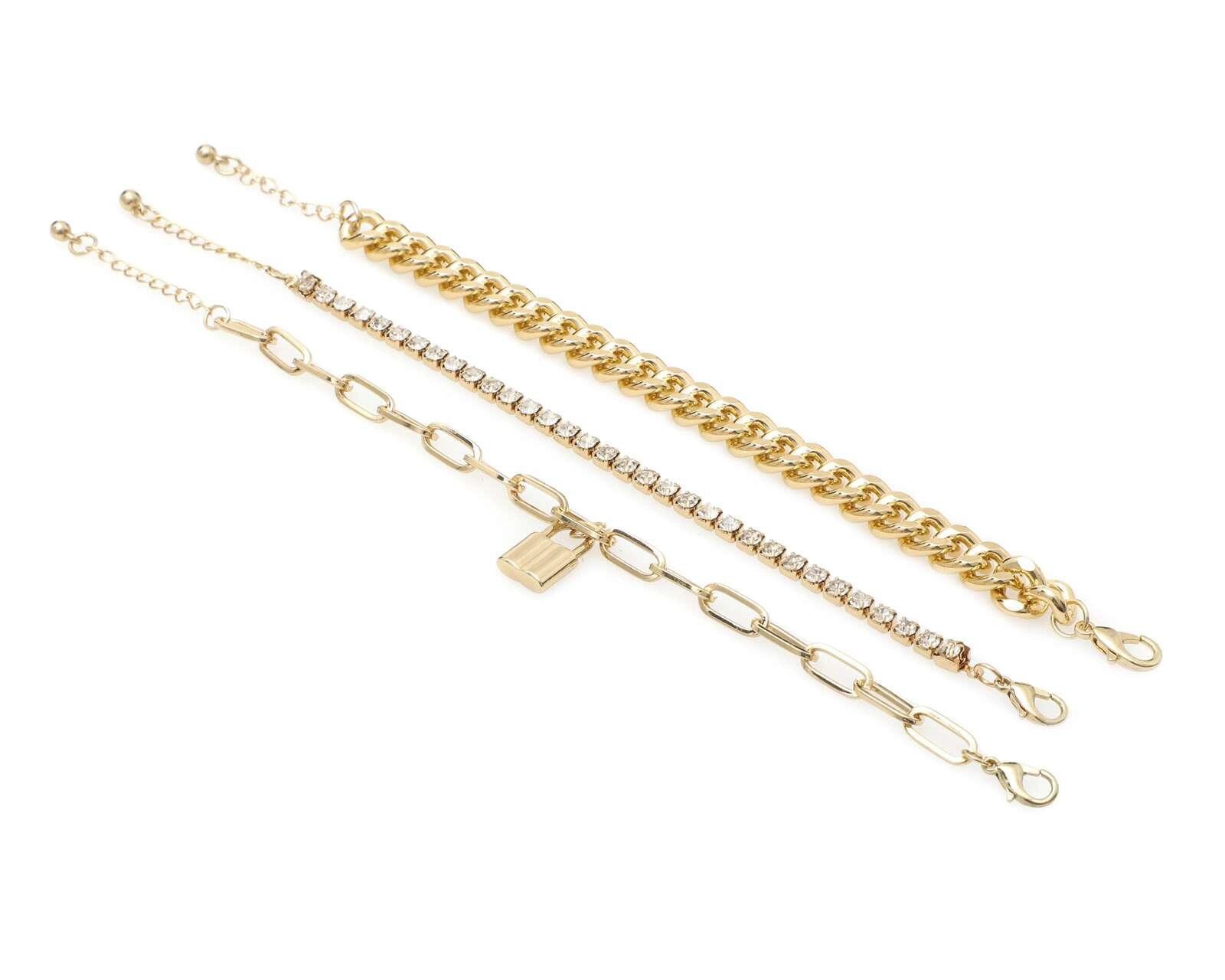 Pulsera Thinner Metálica 3 Piezas