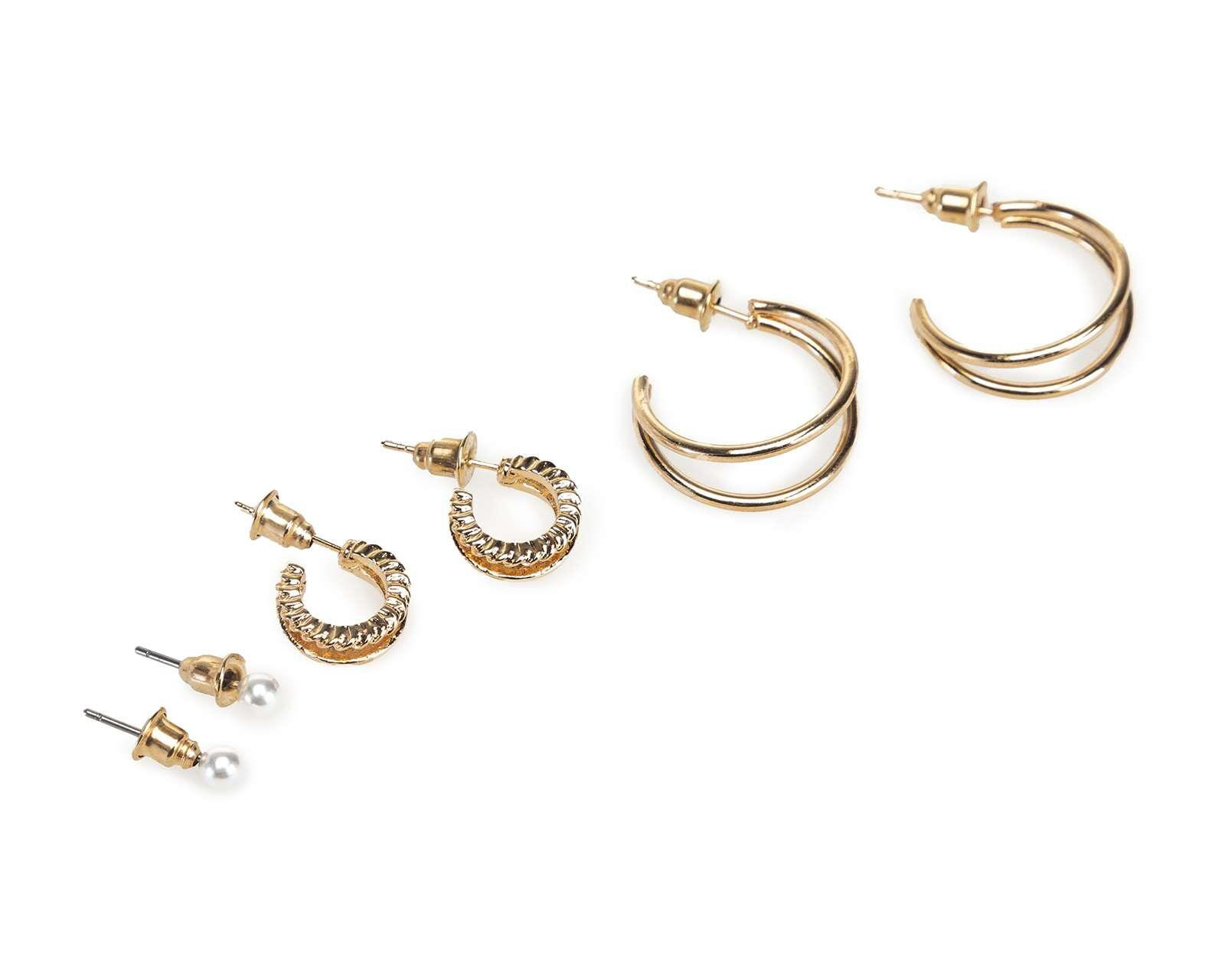 Foto 3 pulgar | Foto 2 | Aretes Jennifer Lopez Metálicos