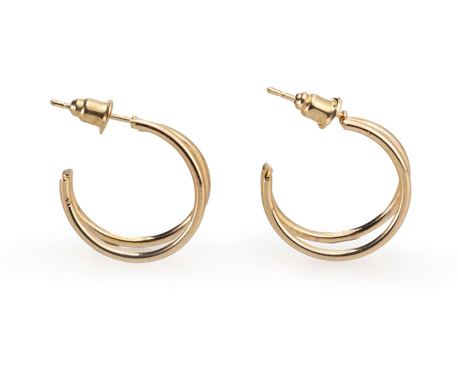 Foto 5 pulgar | Foto 4 | Aretes Jennifer Lopez Metálicos