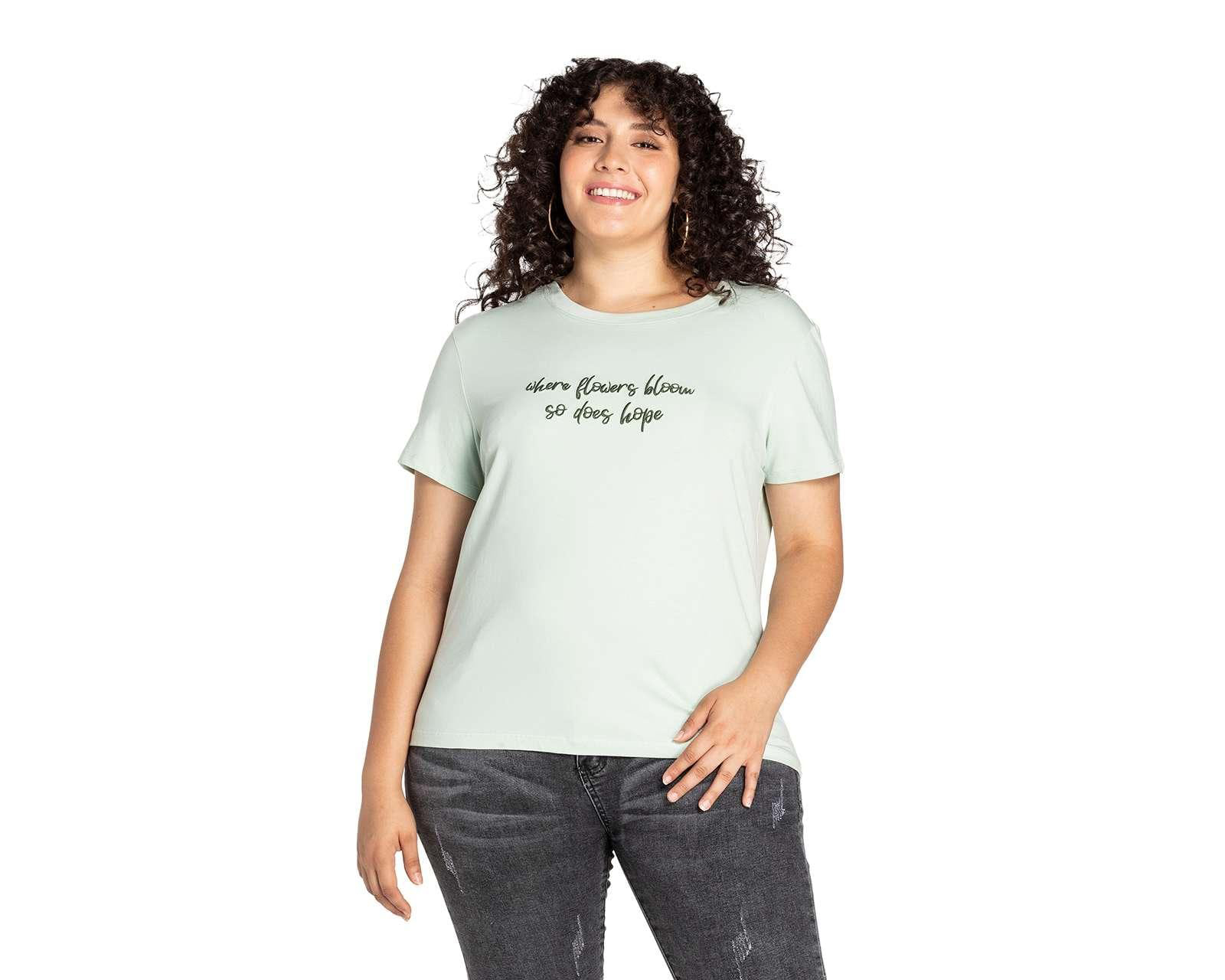 Foto 3 pulgar | Foto 2 | Playera 18 Forever Manga Corta con Estampado