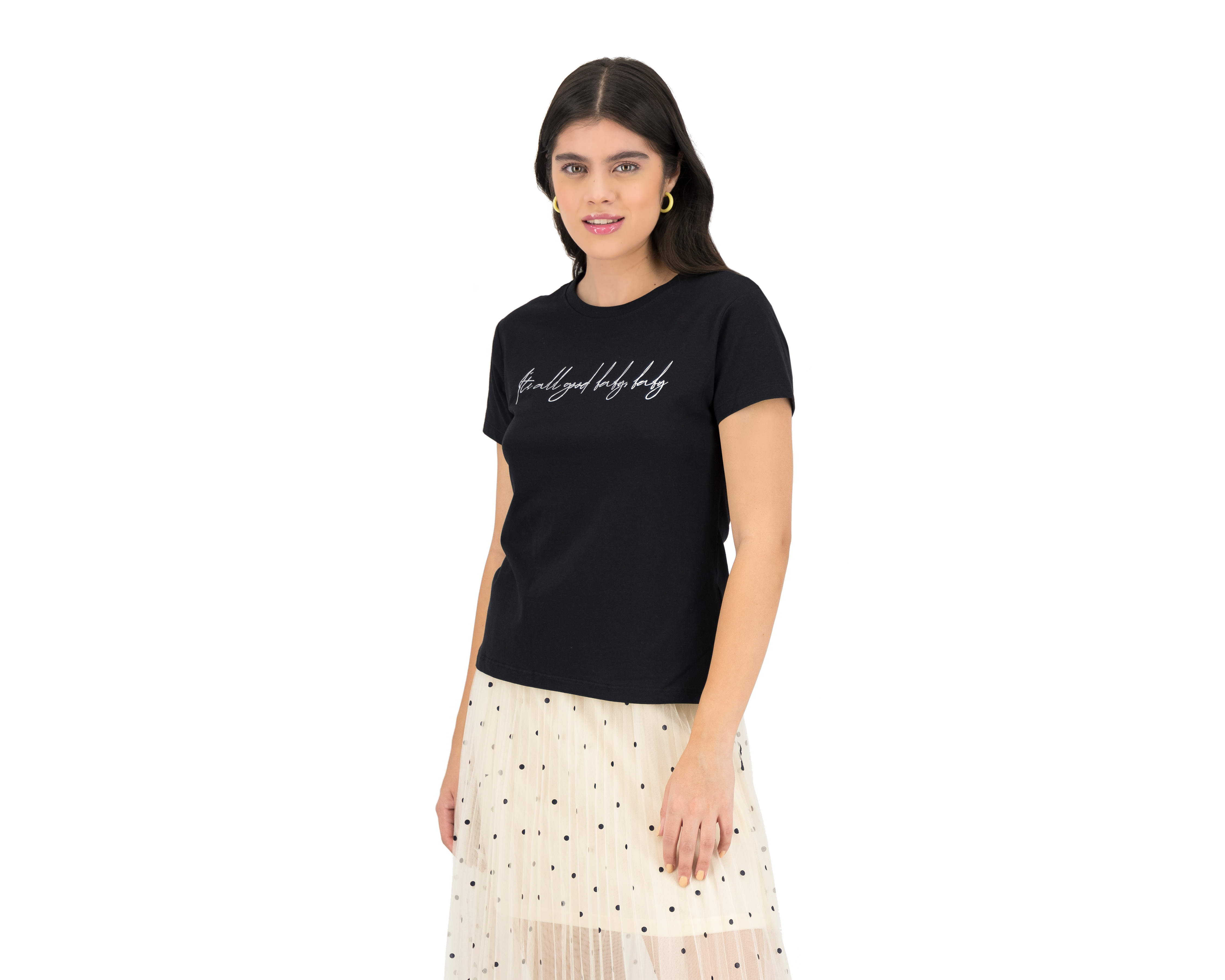 Foto 3 pulgar | Foto 2 | Playera 18 Forever Manga Corta con Estampado