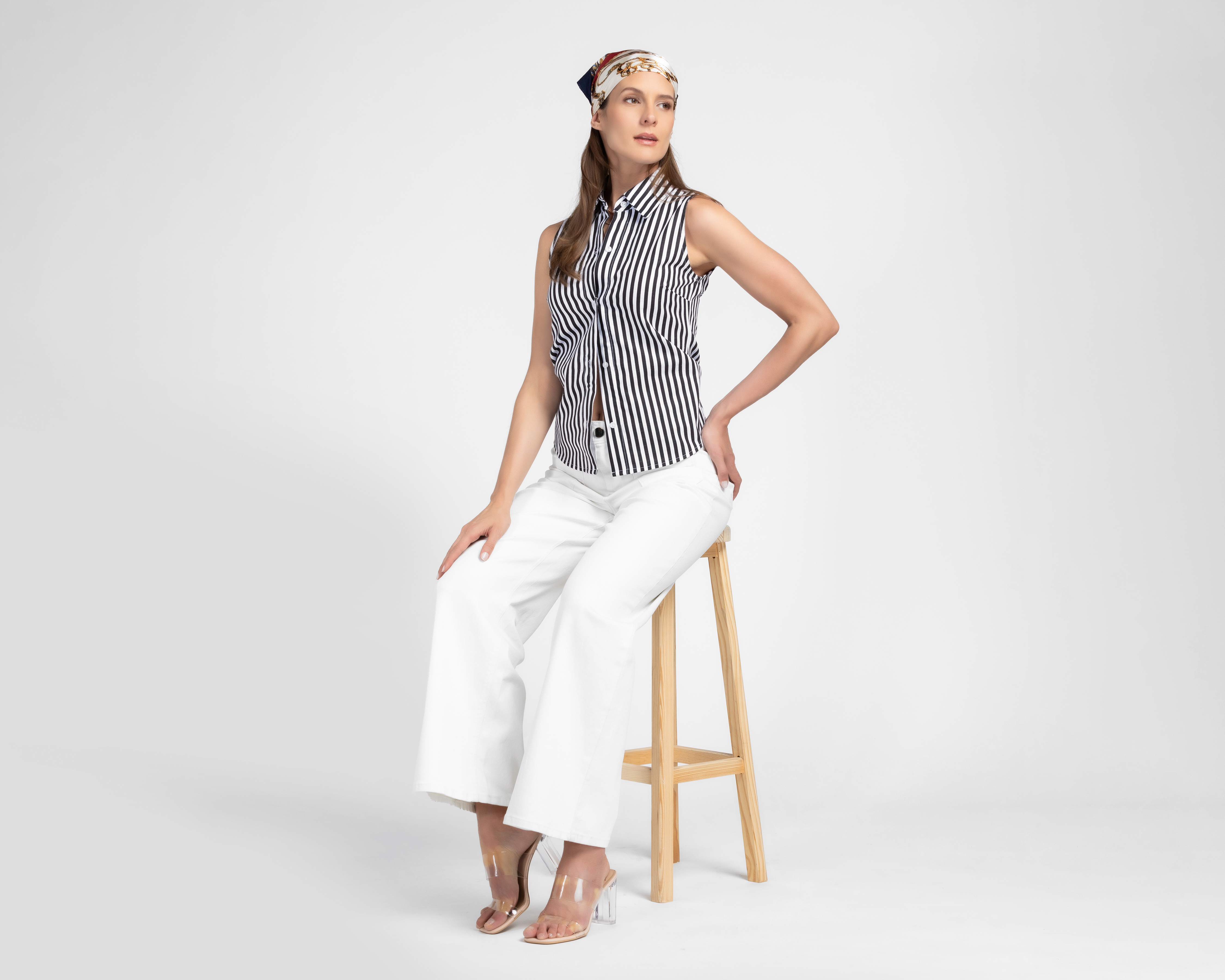 Foto 3 pulgar | Foto 2 | Blusa sin Mangas Sahara para Mujer