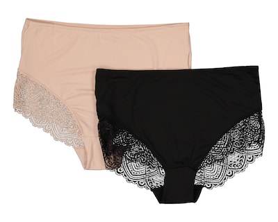 Foto 1 | Foto 1 | Pantaleta con Encaje Beauty Secret para Mujer 2 Piezas