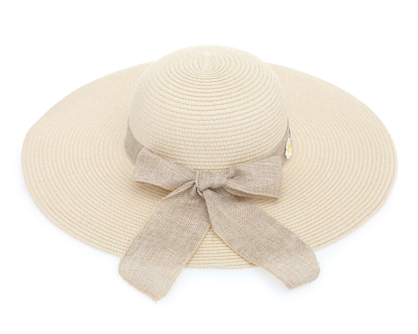 Sombrero para Playa Lady Sun con Moño
