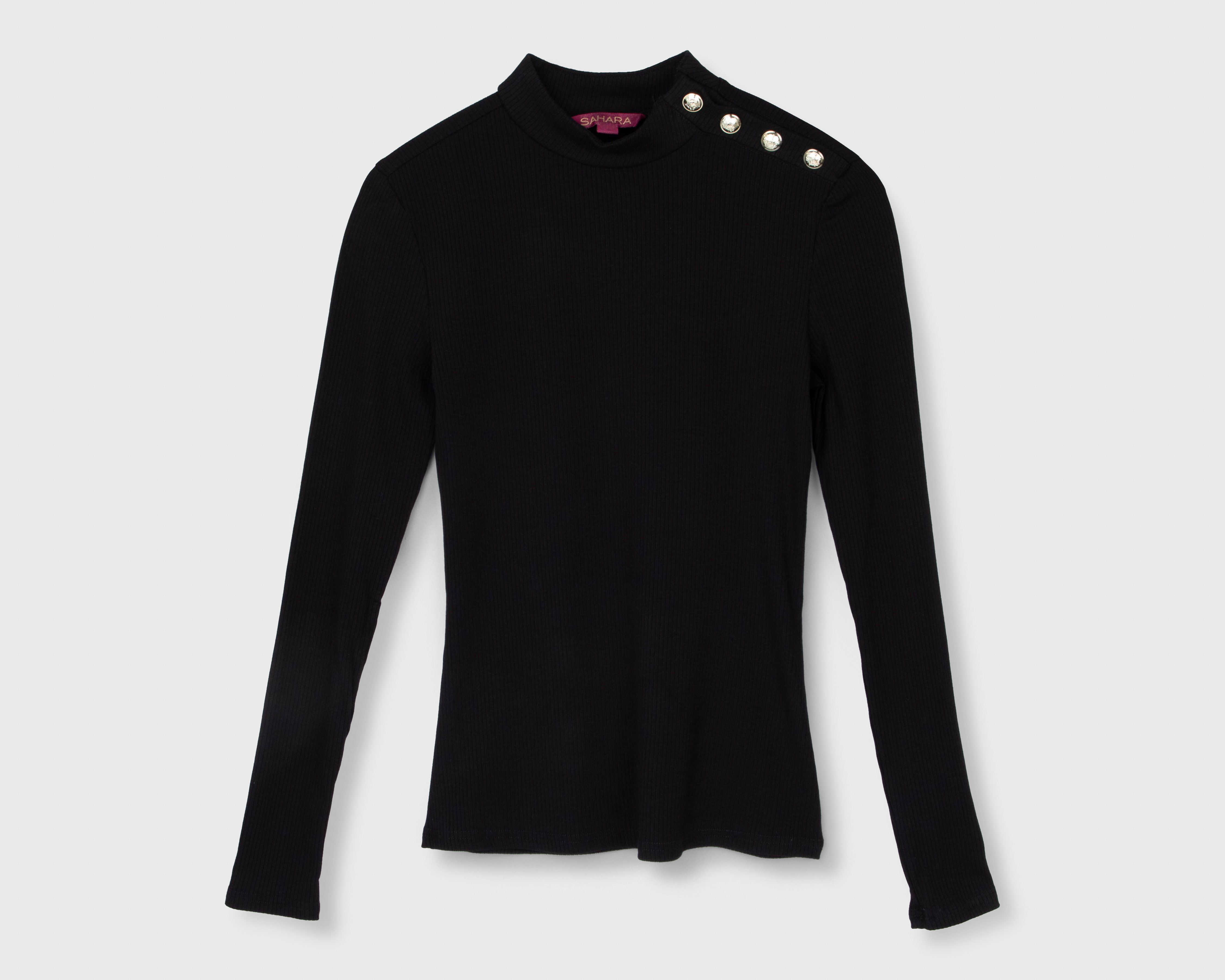 Foto 2 pulgar | Foto 1 | Playera Sahara con Botones para Mujer